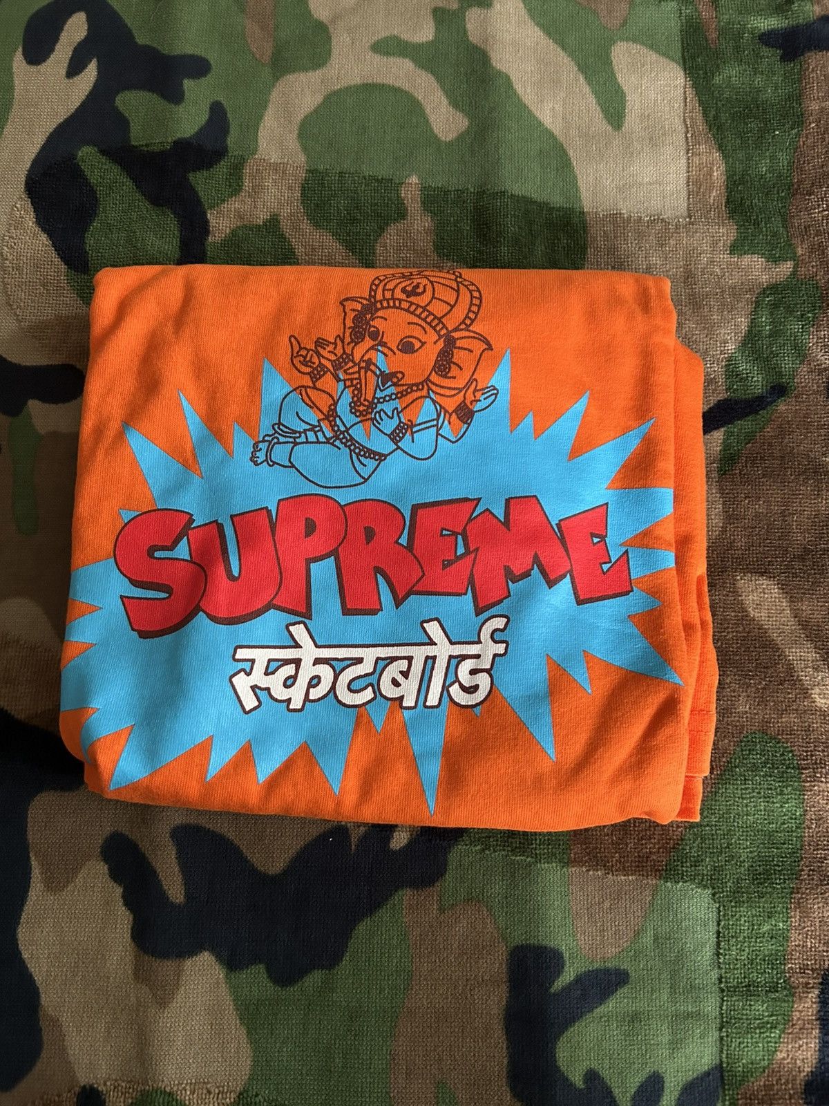 Supreme Supreme Ganesha Tee Orange XL SS18 Size US XL / EU 56 / 4 - 2 Thumbnail