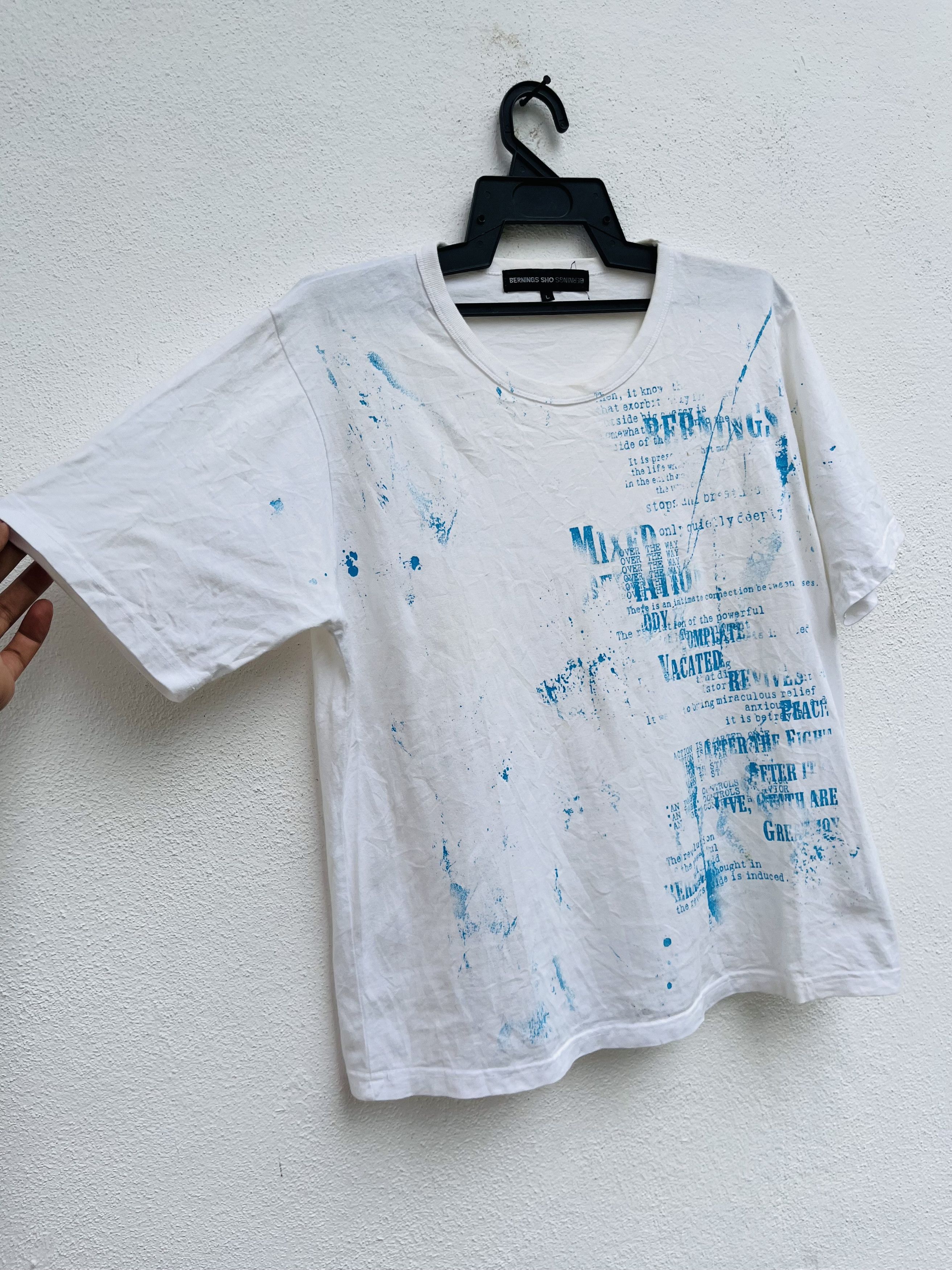 Japanese Brand Vintage Berning Sho White Designer Fashion Style Shirt Size US M / EU 48-50 / 2 - 4 Thumbnail