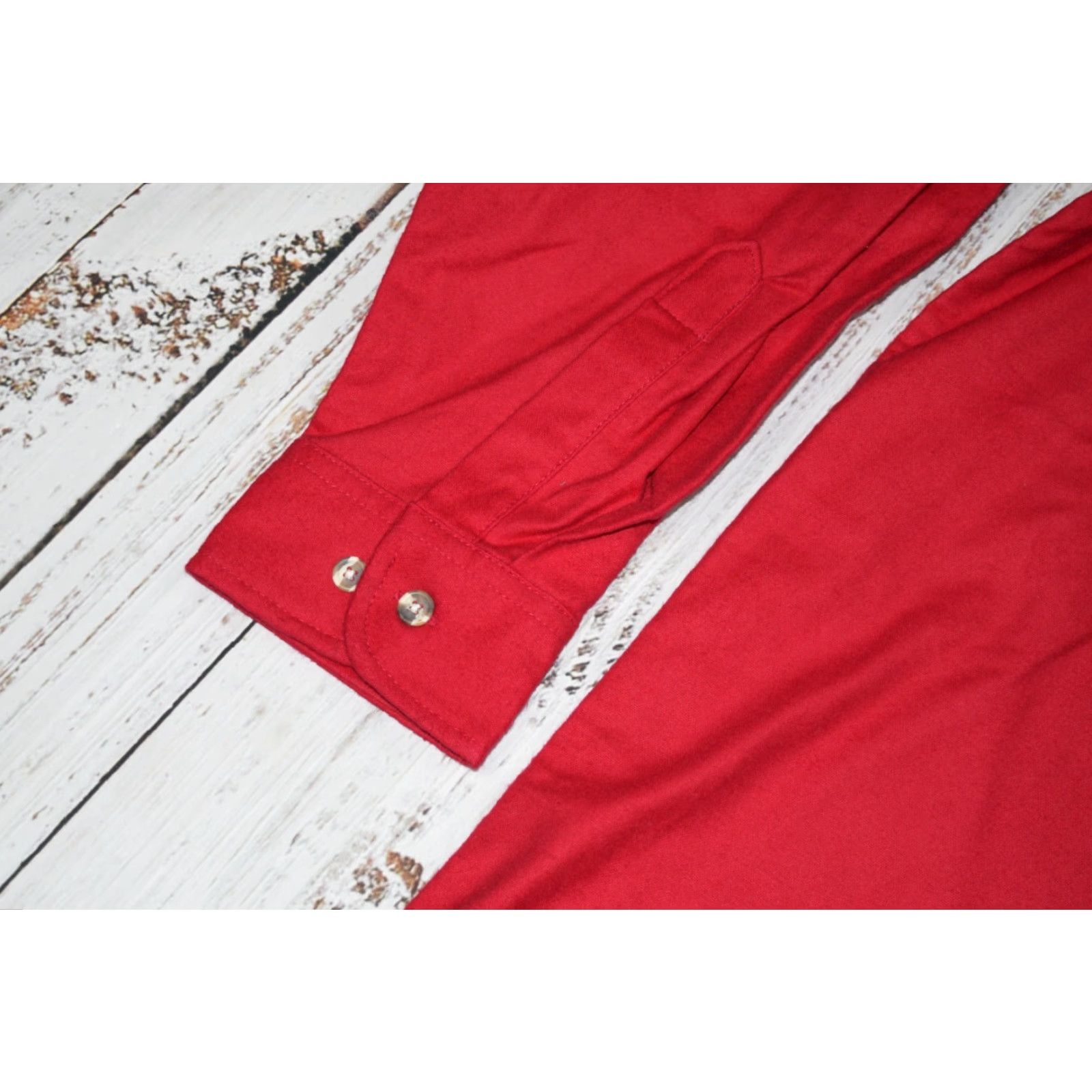 Vintage VINTAGE Fieldmaster Red Work Shirt Large Mens Long Sleeve Button-Up Flannel 90s USA Size US L / EU 52-54 / 3 - 4 Thumbnail