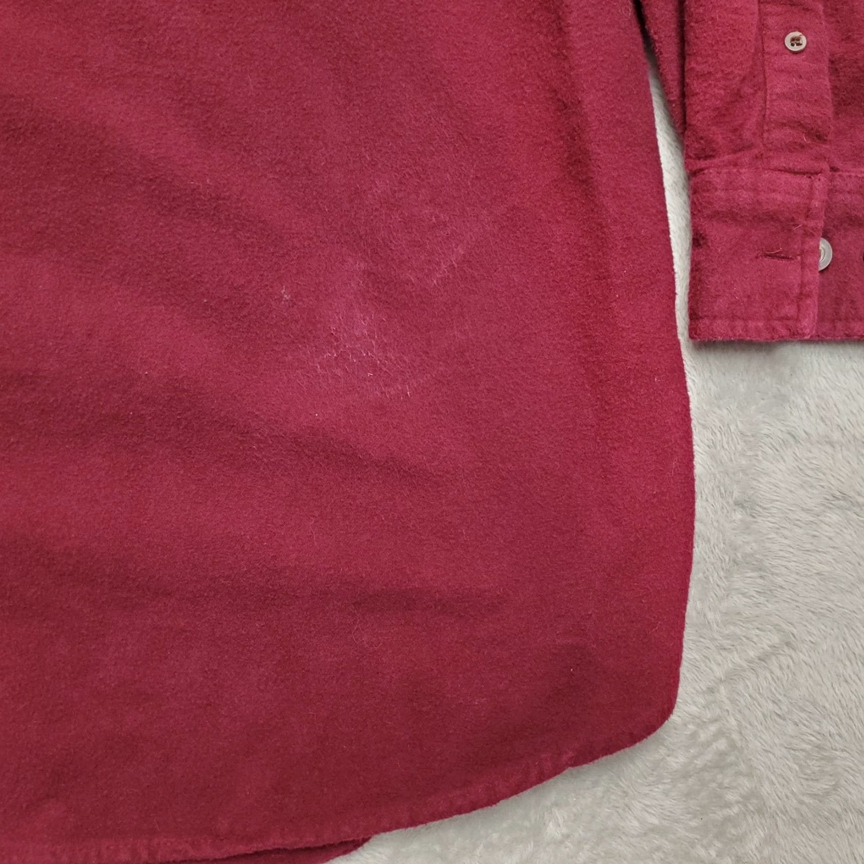 Vintage VINTAGE Northwest Shirt Mens XL Maroon Chamois Winterweight Long Sleeve Flannel Size US XL / EU 56 / 4 - 4 Thumbnail