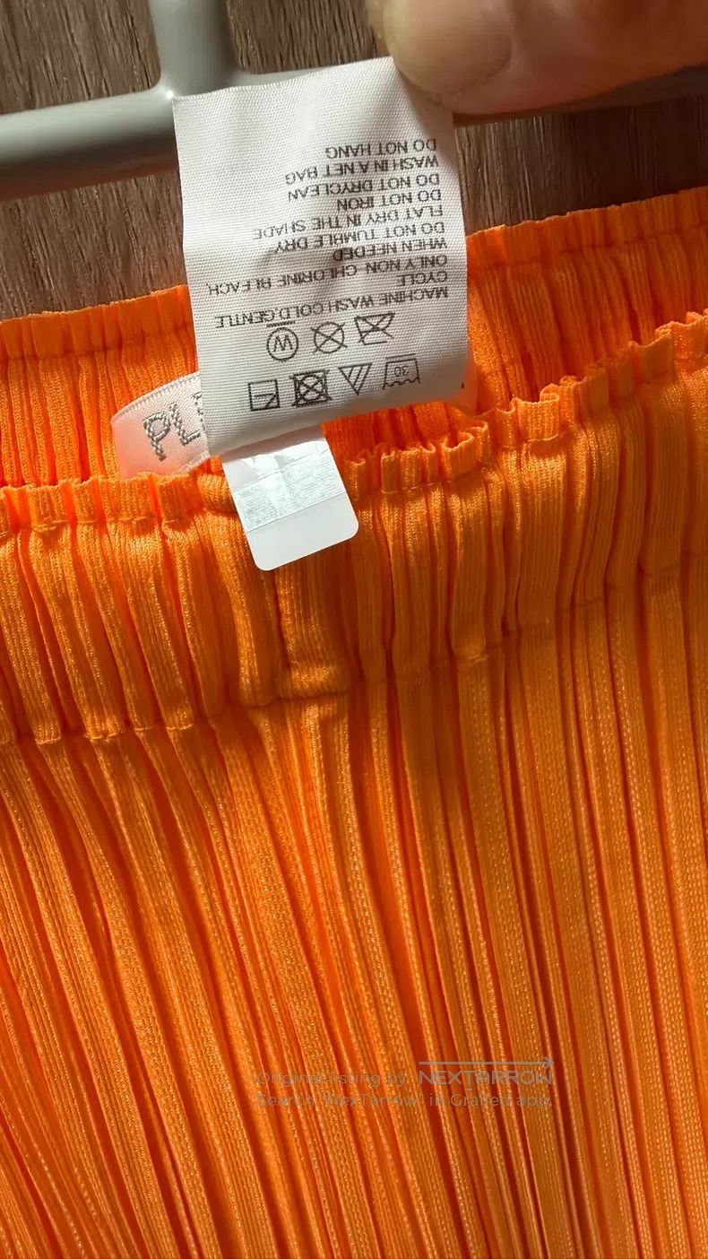 Issey Miyake Issey Miyake size:3 Orange Irregular Pants Size 31" - 8 Thumbnail