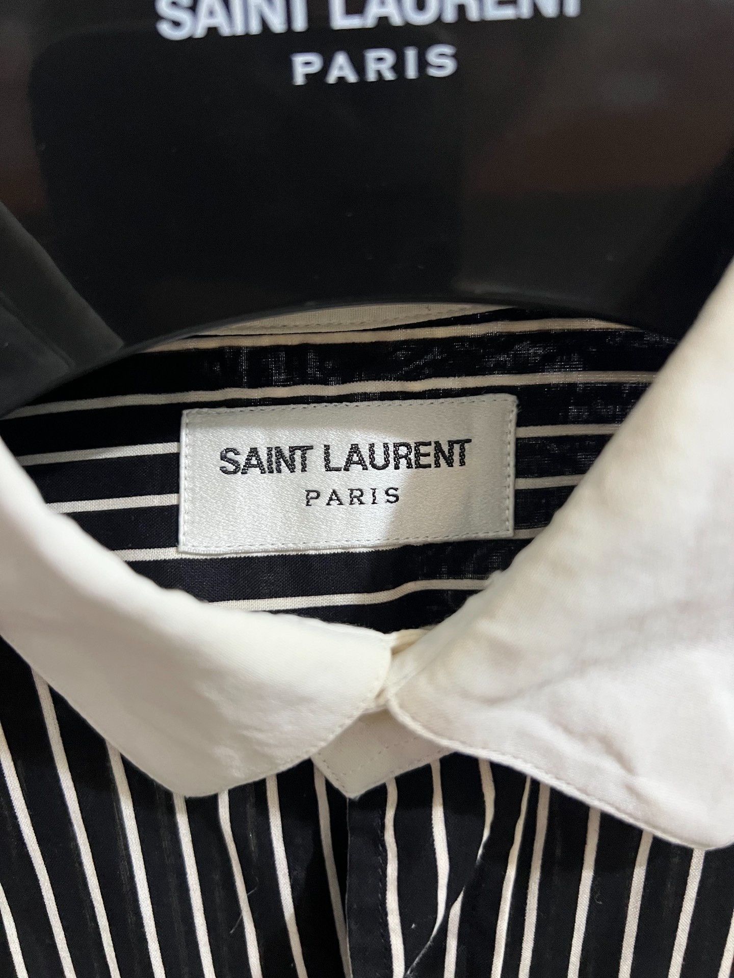 Saint Laurent Paris Saint Laurent 20SS Striped Shirt Size US M / EU 48-50 / 2 - 4 Thumbnail