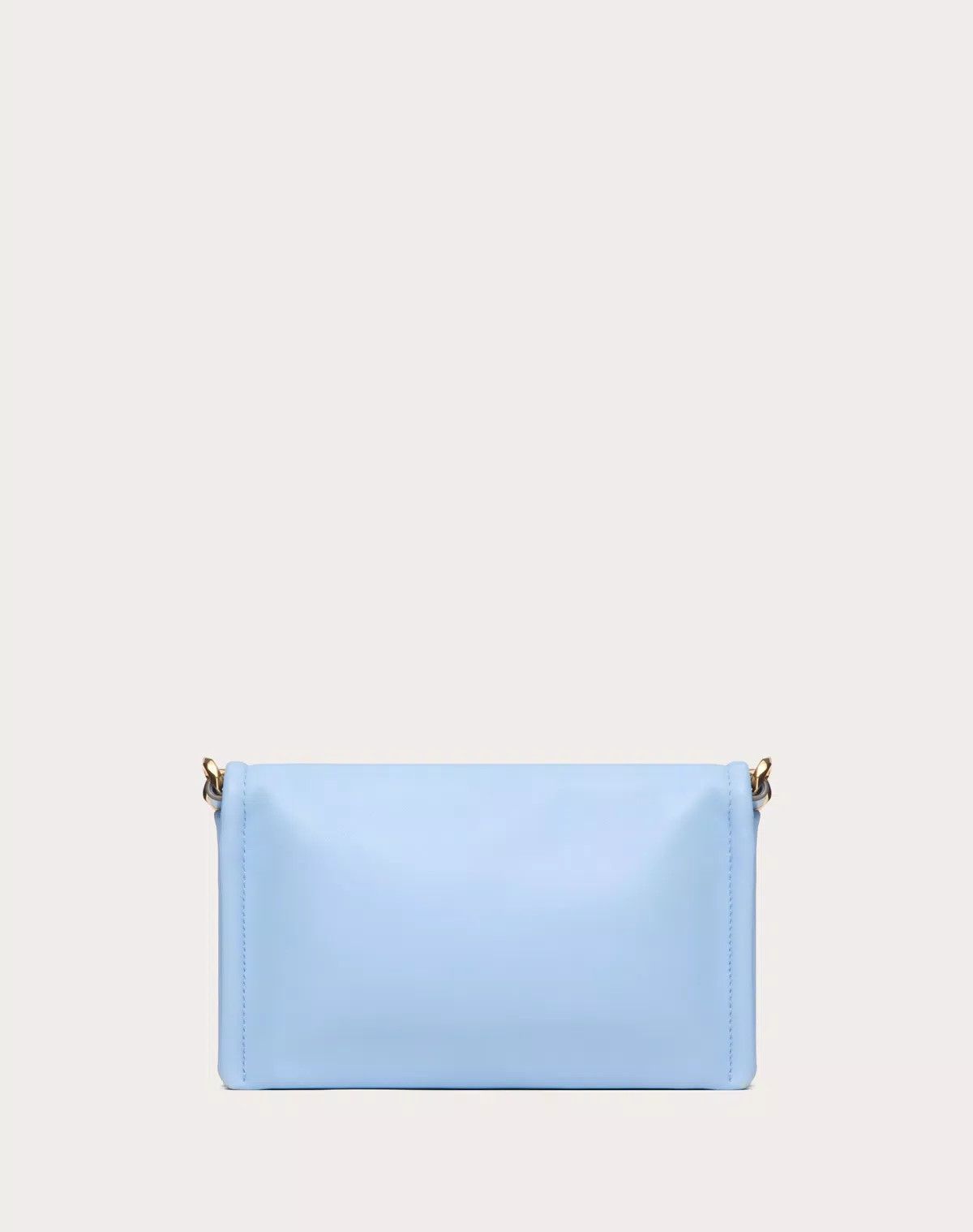 Valentino oc11z0725 Size:OS/Nappa Leather With Chain Bag in Sky Blue Size ONE SIZE - 3 Thumbnail