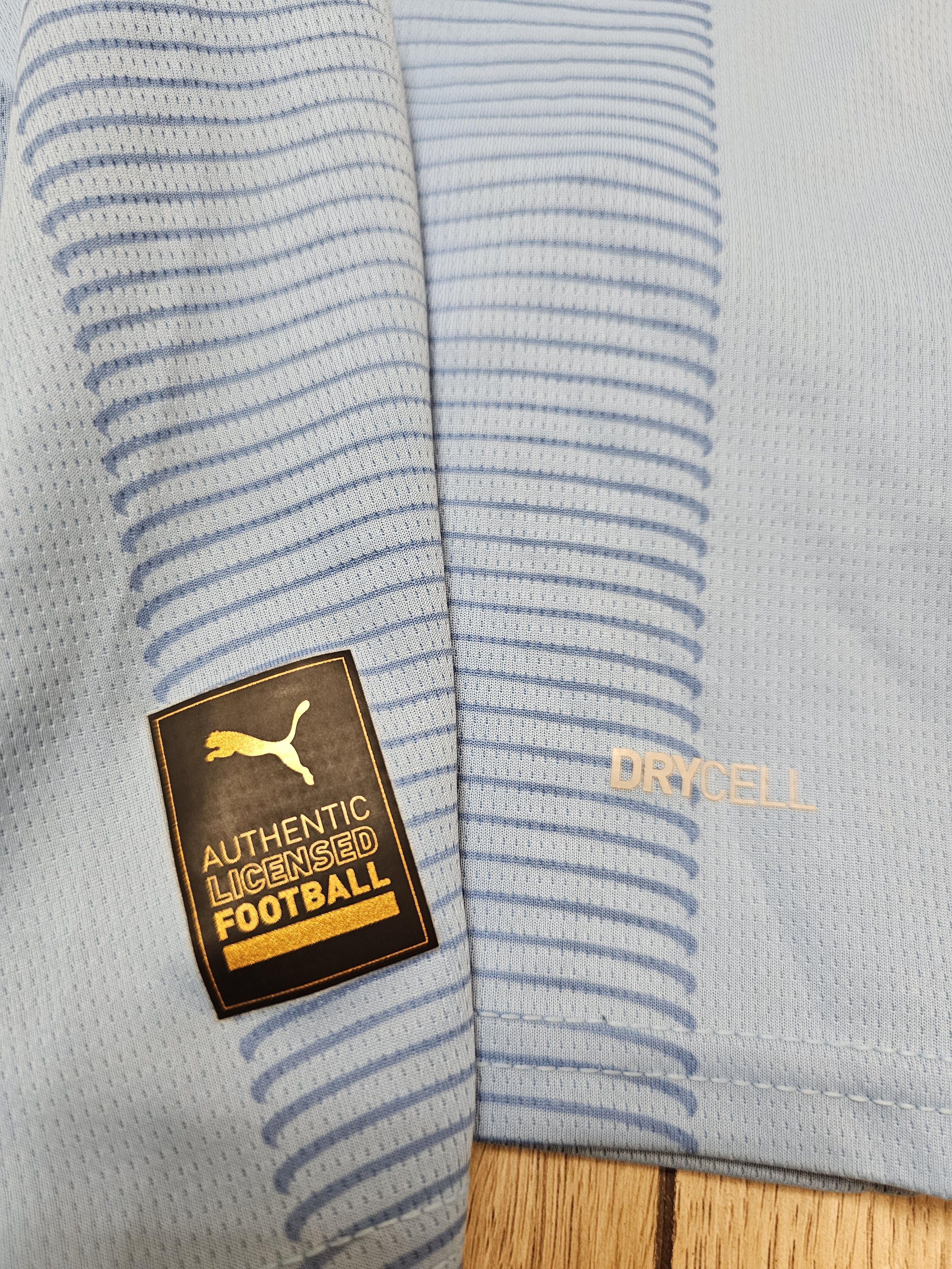 All Sport × Puma MANCHESTER CITY 2023 2024 HOME FOOTBALL SHIRT SOCCER JERSEY Size US S / EU 44-46 / 1 - 6 Thumbnail