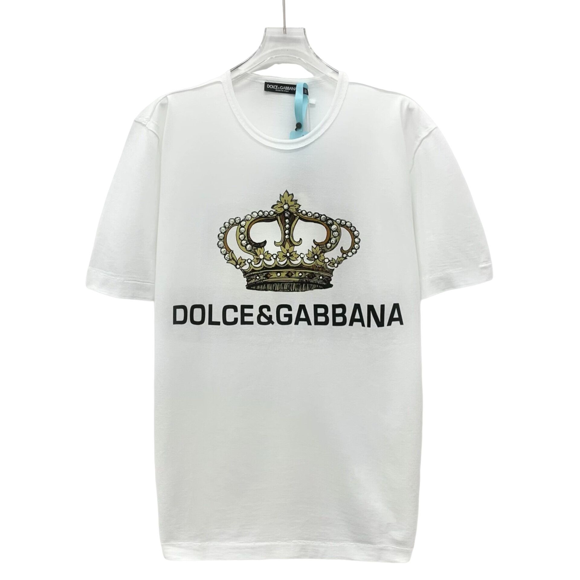 Dolce & Gabbana Dolce & Gabbana Crown Logo Graphic T-Shirt 50 Size US M / EU 48-50 / 2 - 1 Thumbnail