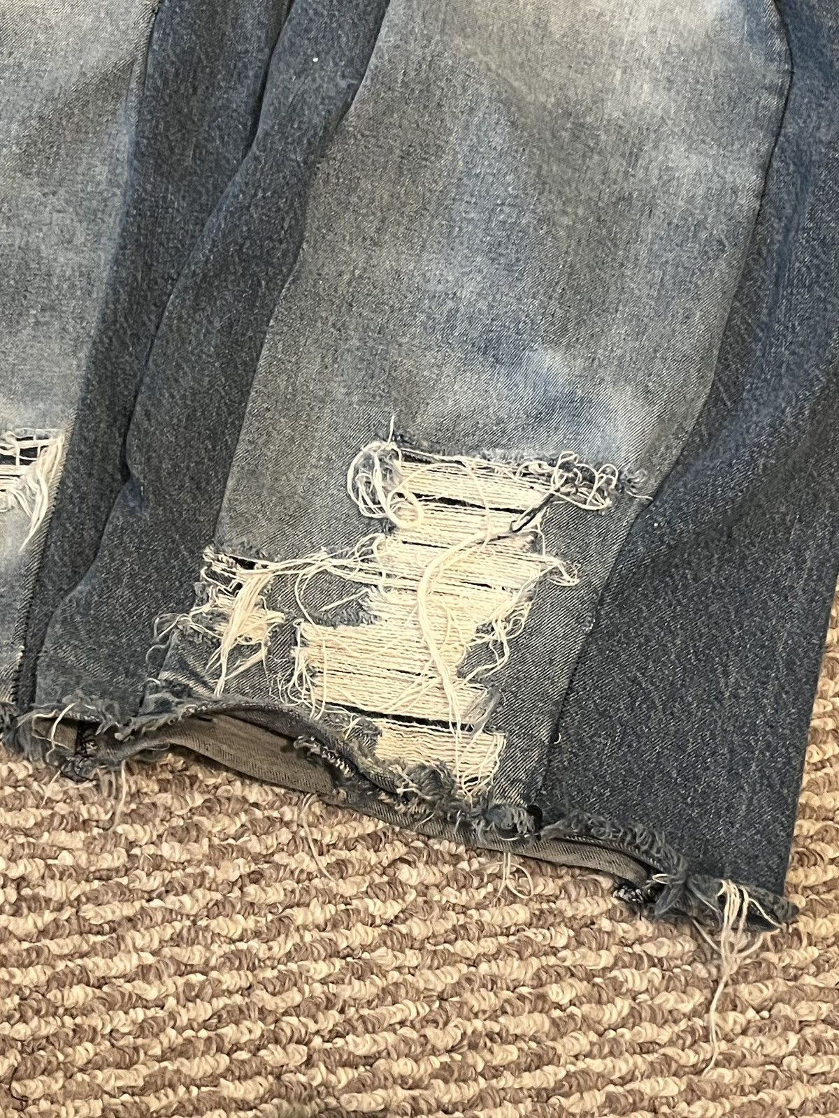 Other MOLOCHKOVSKYI Baggy Destroyed Jeans Size US 36 / EU 52 - 3 Thumbnail