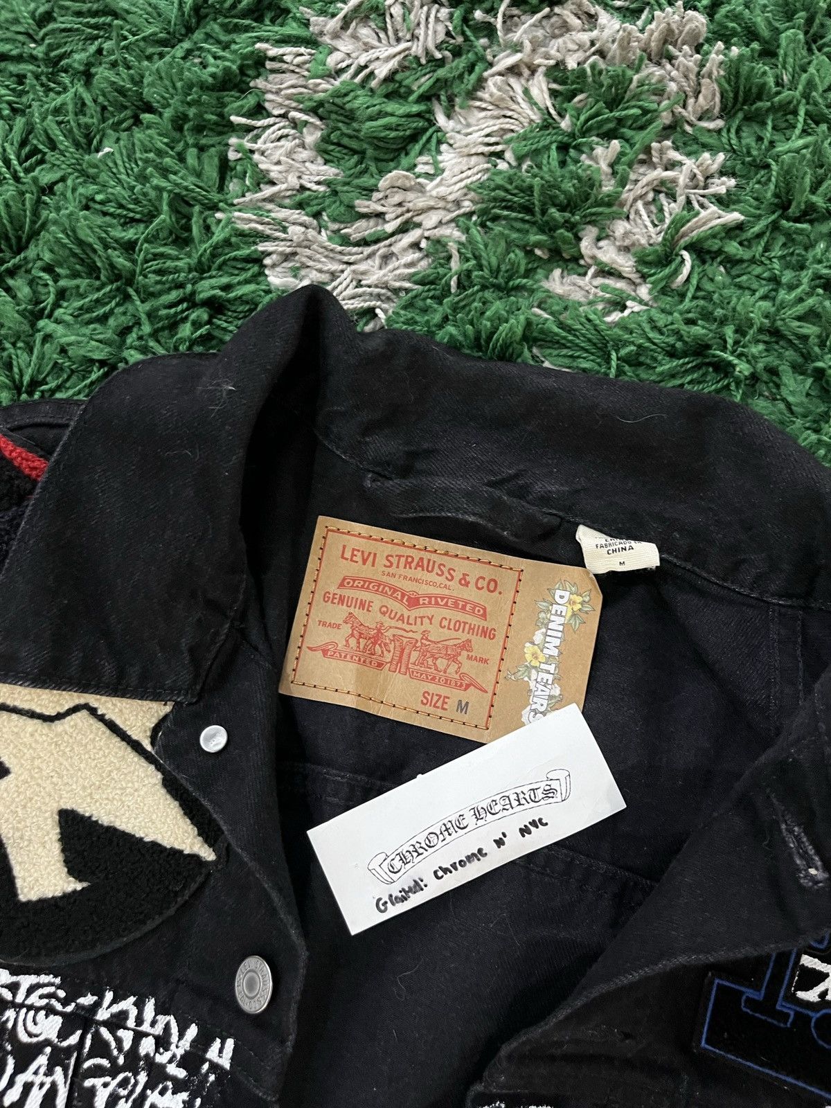 DENIM TEARS × Stussy Denim Tears x Stussy Jean Jacket Size US M / EU 48-50 / 2 - 2 Thumbnail