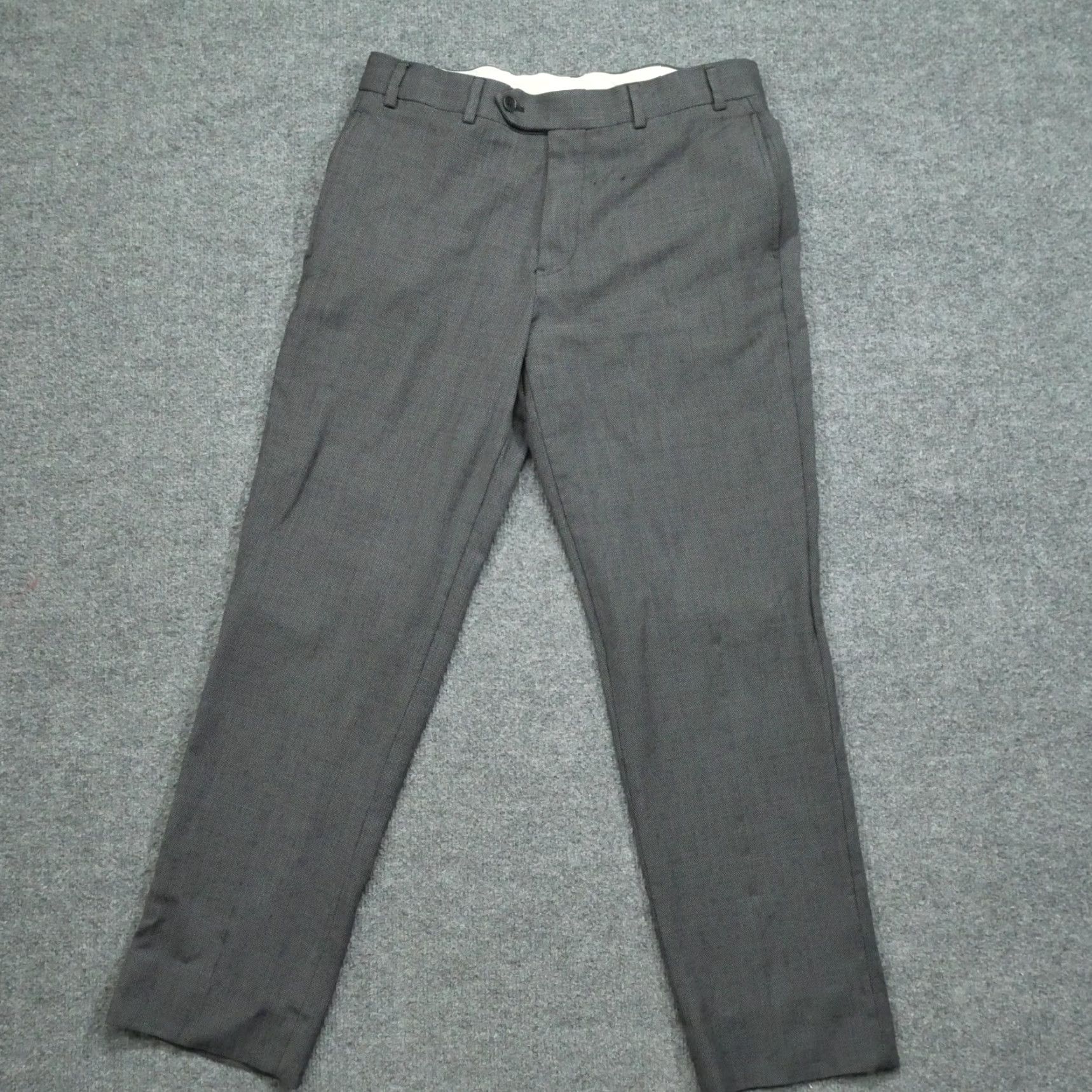 Brooks Brothers Brooks Brothers Pants Mens 32x28 Grey Wool Blend Regent Fit Dress Shirt? Size US 28 / EU 44 - 2 Thumbnail