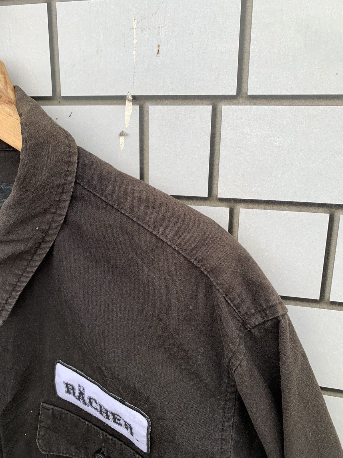 Devilock Vintage Devilock Venggance Sun Faded Workwear Shirts Size US M / EU 48-50 / 2 - 8 Thumbnail