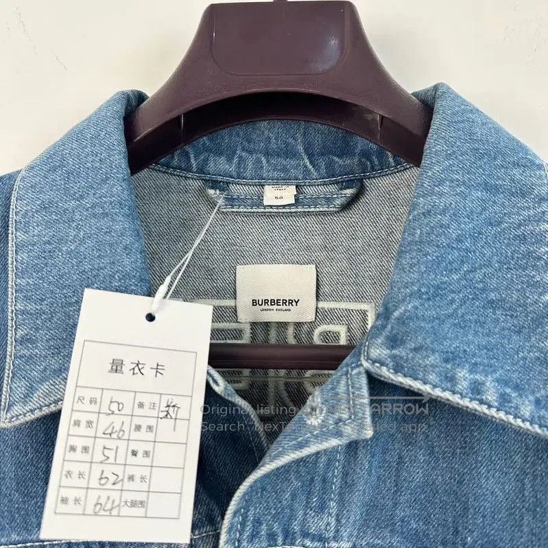 Burberry Burberry Blue Cotton Men's Jacket. Size US M / EU 48-50 / 2 - 3 Thumbnail