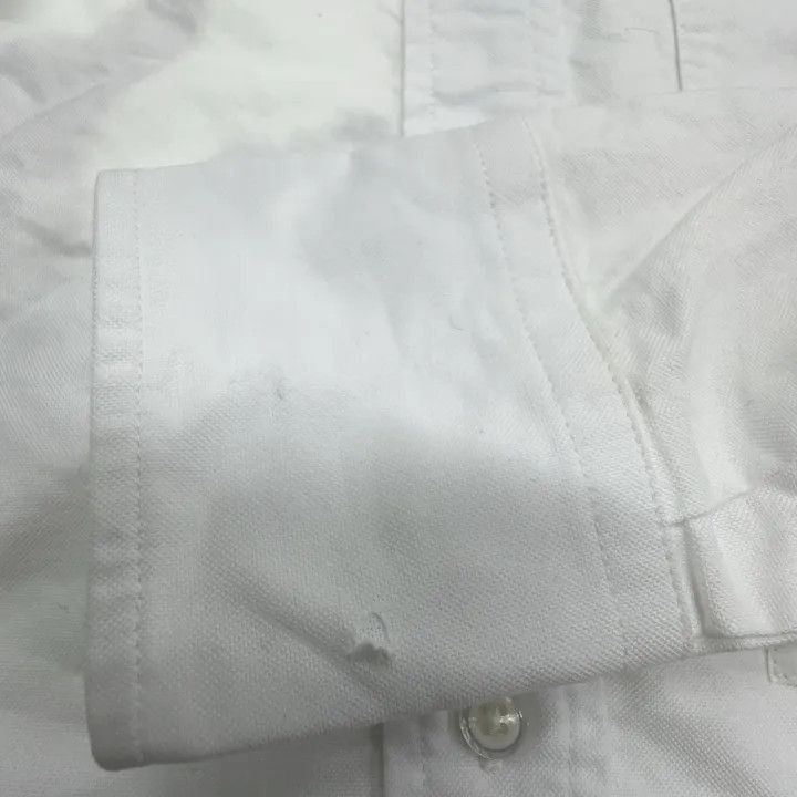 Thom Browne Thom Browne White Crop Long Sleeve Shirt -2507 Size M / US 6-8 / IT 42-44 - 5 Thumbnail