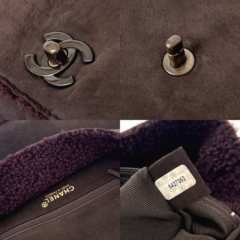 Chanel Chanel Vintage Mustang Wool Clutch Bag Size ONE SIZE - 7 Thumbnail