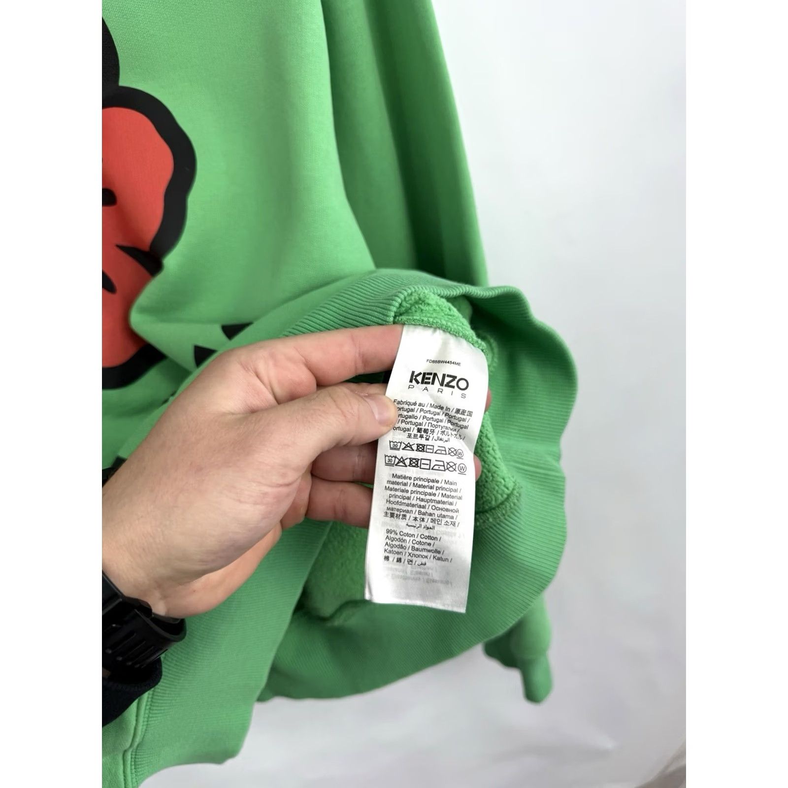 Kenzo Kenzo Paris Sweatshirt L Green Retro Y2K Boke Flower Mens Size US L / EU 52-54 / 3 - 6 Thumbnail