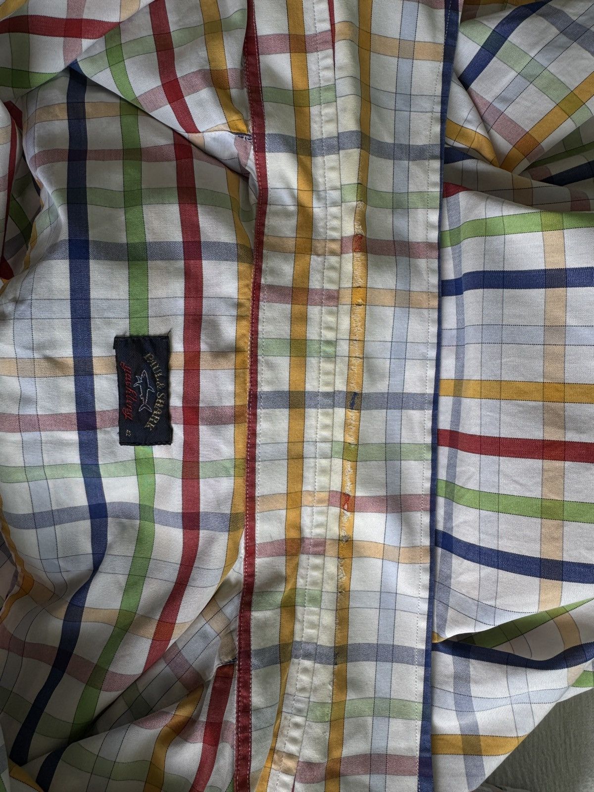 Paul & Shark Men’s Paul & Shark Shirt Button Up Size 42 Size US L / EU 52-54 / 3 - 15 Thumbnail