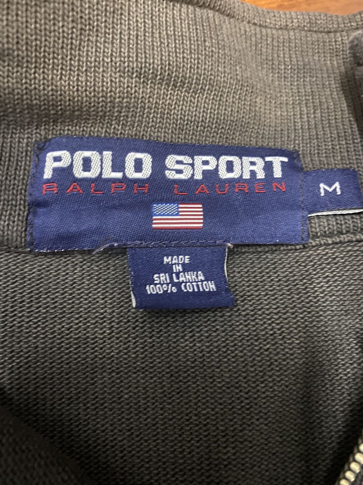 Polo Ralph Lauren × Vintage Polo Sport Quater Zip Rugby polo Longsleeve M Size US M / EU 48-50 / 2 - 5 Thumbnail