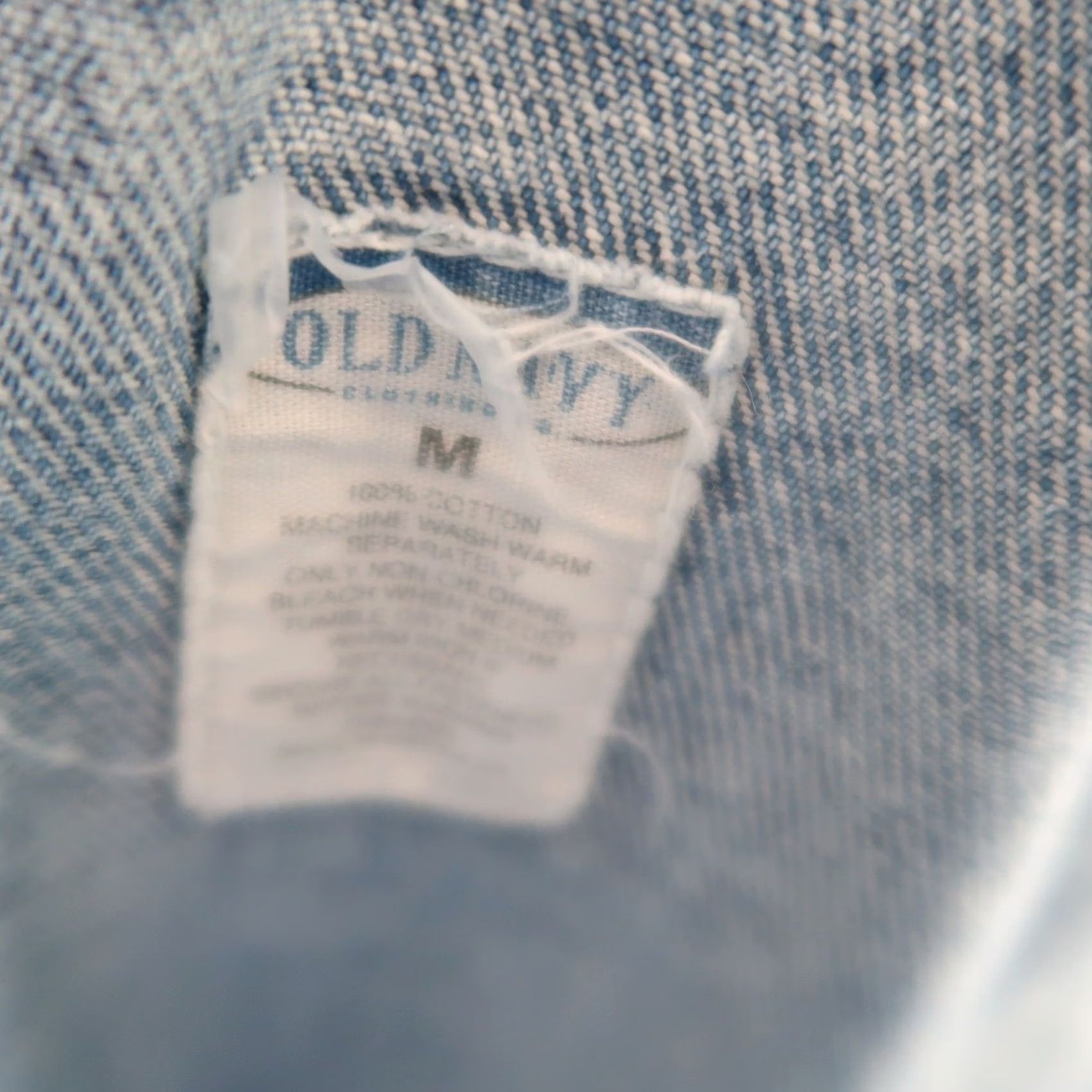 Old Navy VINTAGE Old Navy Riza Overalls Jeans Denim Men Medium Blue 29in Inseam 100% Cotton 90s Theme Jeans Overalls—Shirt? Size US 31 - 6 Thumbnail