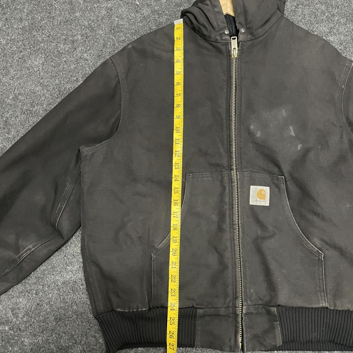 Carhartt Vintage Carhartt J04 BLK Firm Duck Hooded Jacket Size US L / EU 52-54 / 3 - 20 Thumbnail