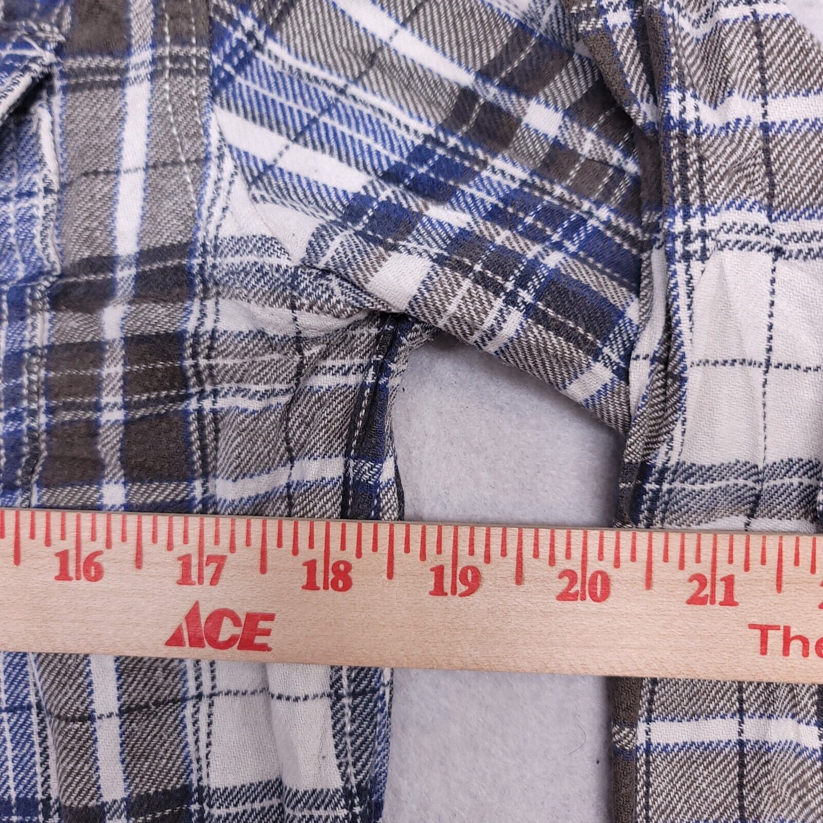 Sonoma Sonoma Madras Flannel Shirt Mens Size M Blue Brown White Size US M / EU 48-50 / 2 - 8 Thumbnail