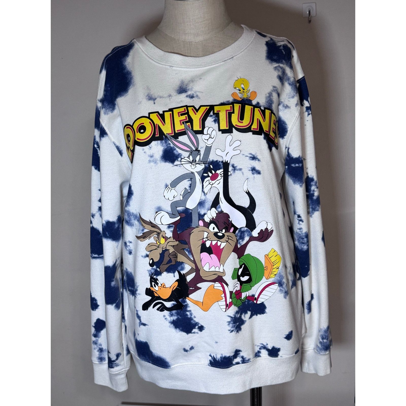 Unknown London Hybrid Apparel Warner Bros Looney Tunes Graphic Sweatshirt Size XL / US 12-14 / IT 48-50 - 1 Thumbnail
