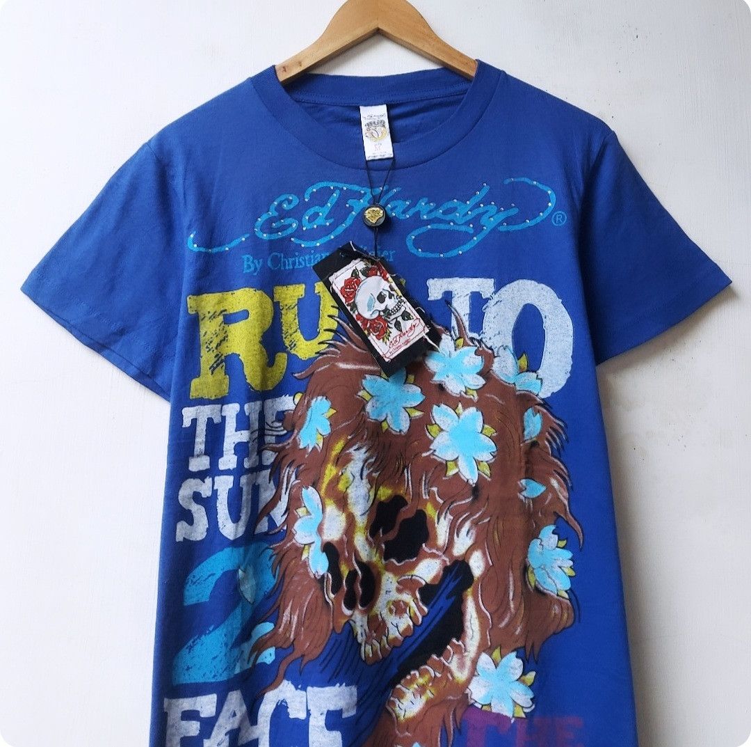 Christian Audigier × Ed Hardy Ed Hardy By Christian Audigier Allover Print T-shirt Size US M / EU 48-50 / 2 - 3 Thumbnail