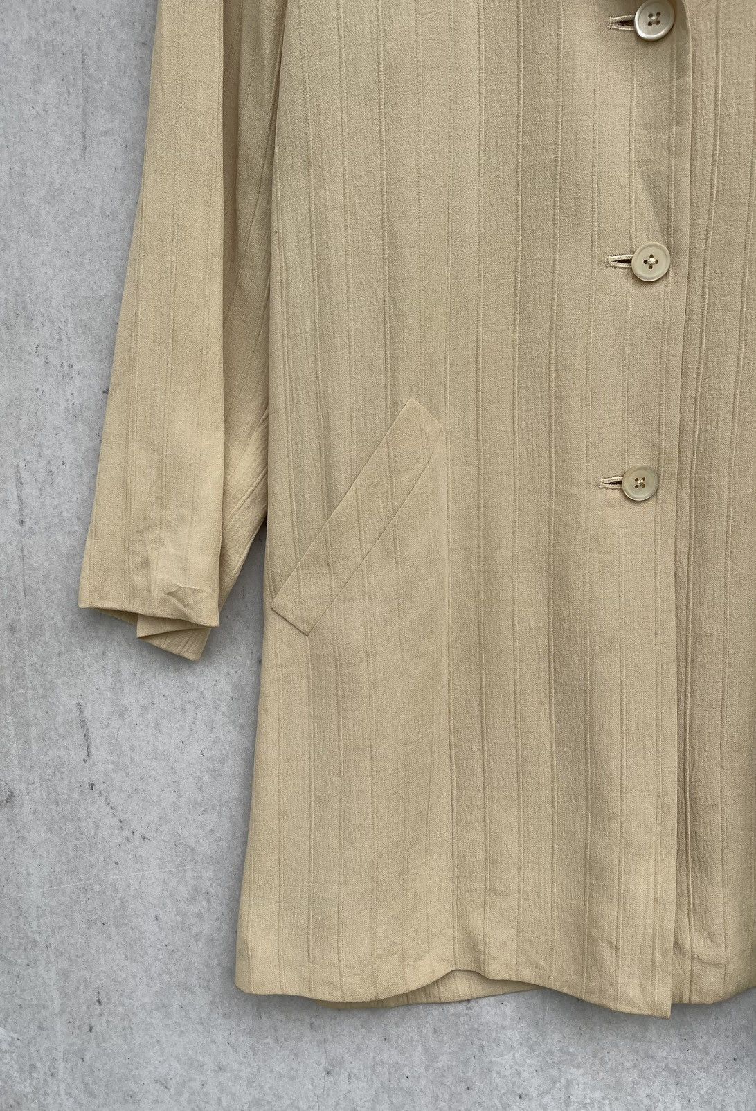 Chloe Chloe Women's Beige Striped Jacket Size M / US 6-8 / IT 42-44 - 6 Thumbnail
