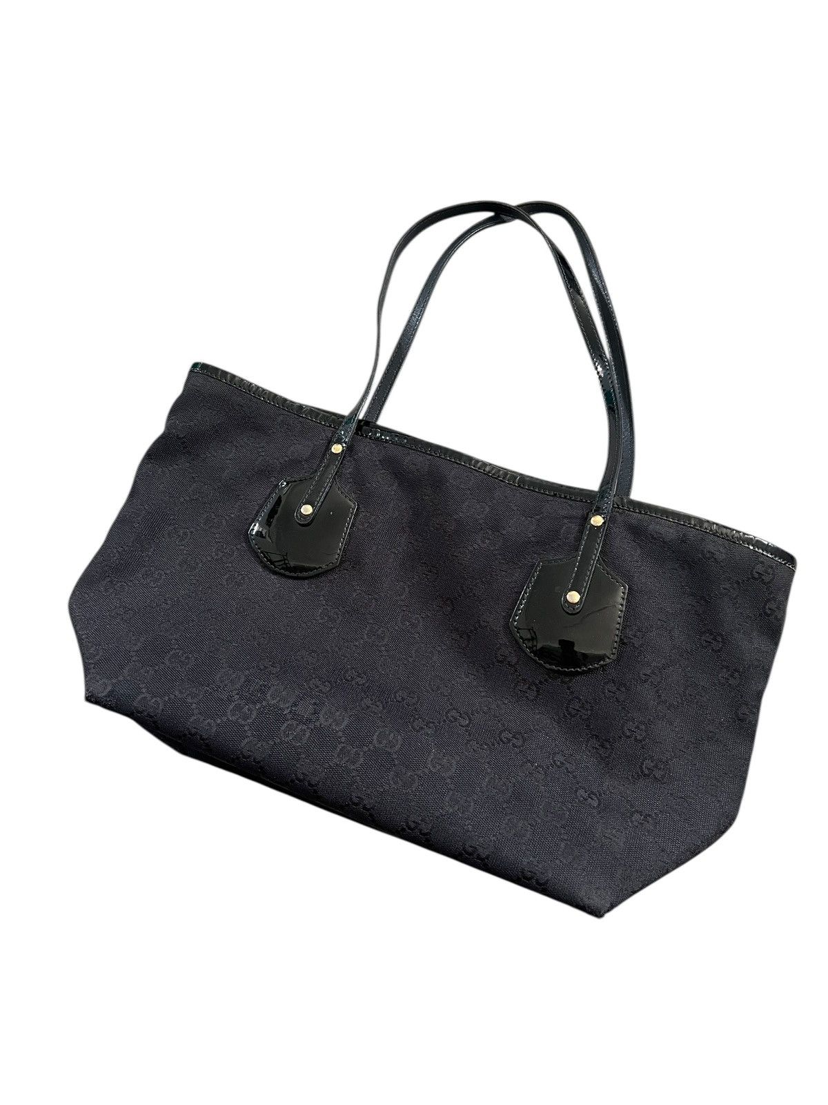 Gucci Gucci Black GG Canvas Jolie Tote Bag Size ONE SIZE - 5 Thumbnail