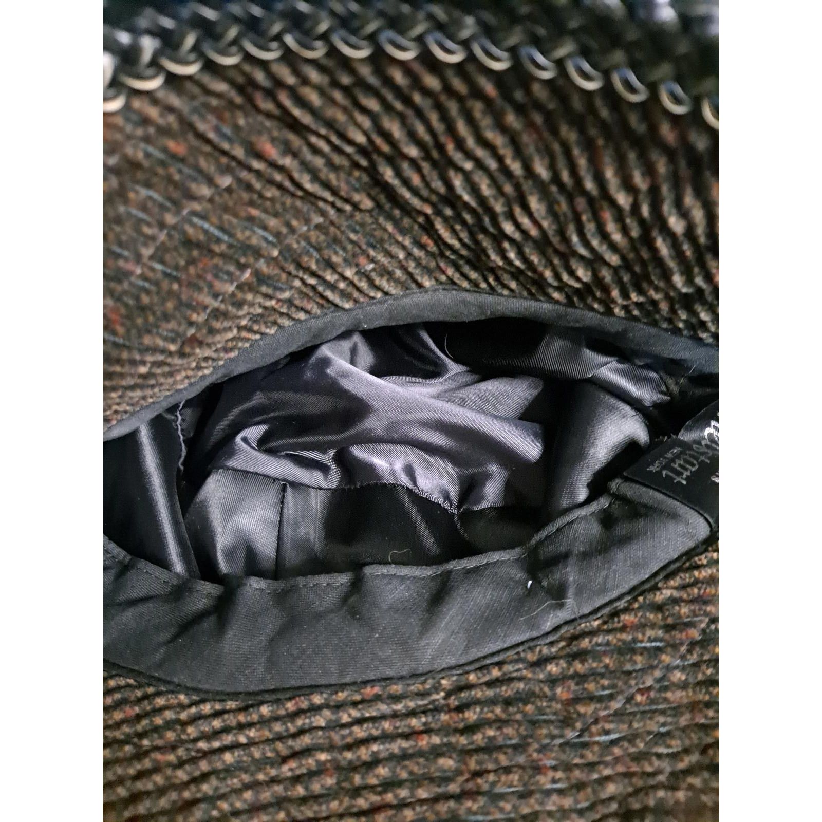 Other A Head Start Corduroy Brown Hat with Fancy Black Trim Stitch Size ONE SIZE - 6 Thumbnail