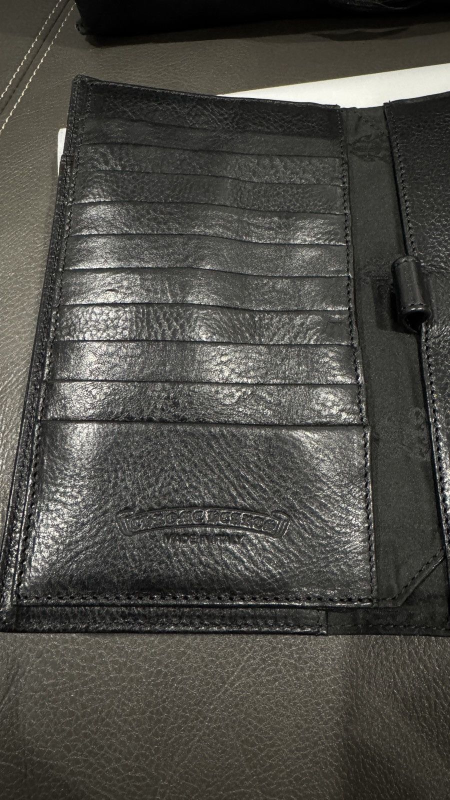 Chrome Hearts Wave Cross Ball Heavy Leather Long Wallet Size ONE SIZE - 13 Thumbnail