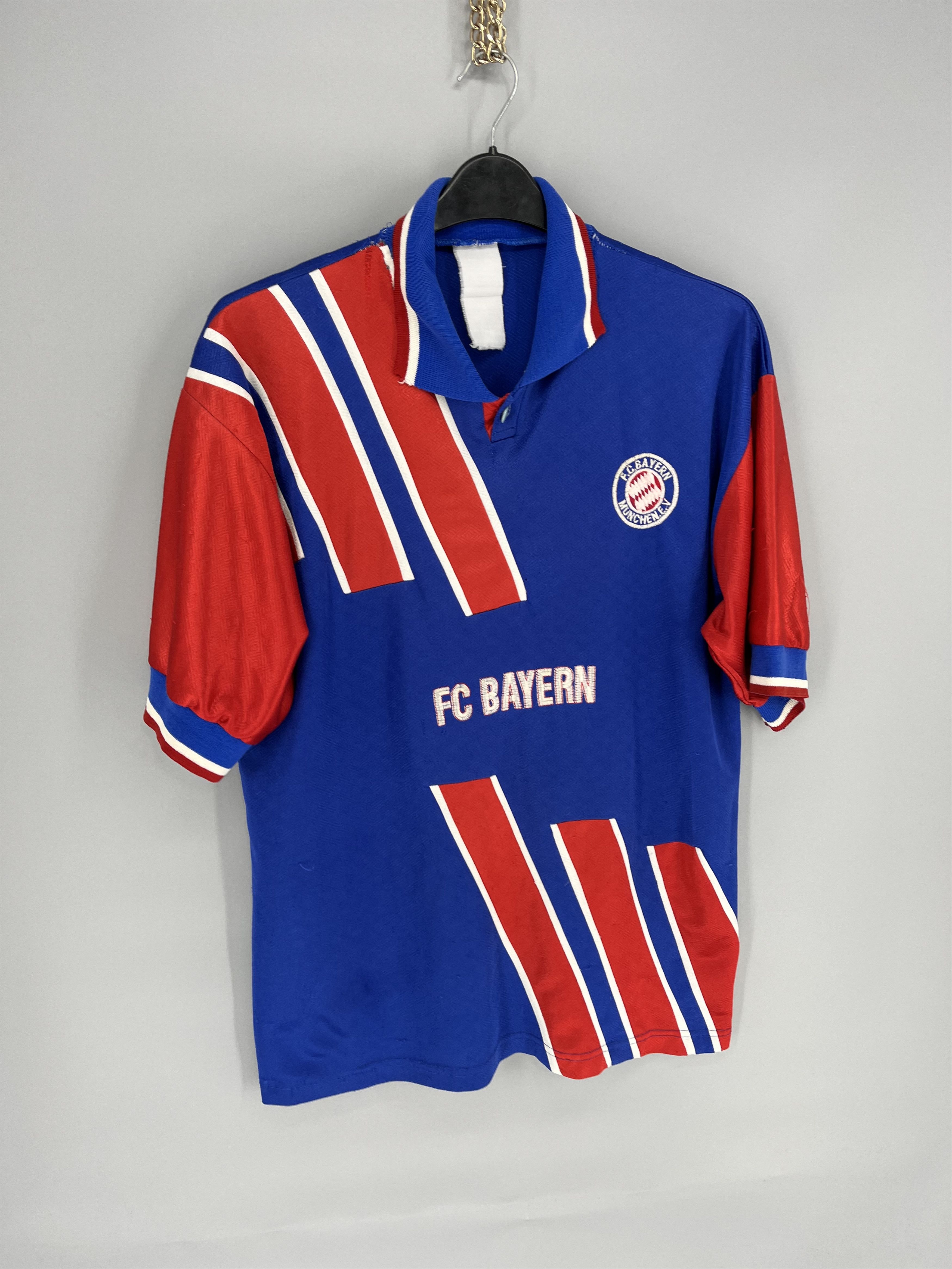 Vintage 70s Umbro Bayern Munchen Home Jersey Tee Shirt Rare Size US L / EU 52-54 / 3 - 1 Thumbnail
