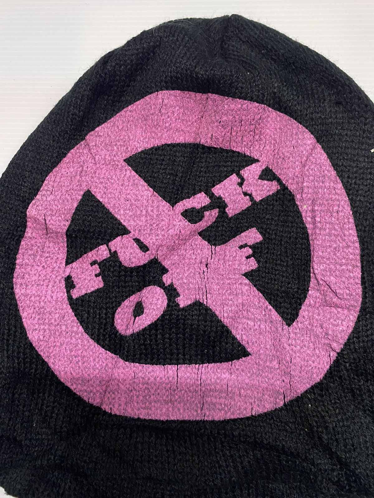 Other Fuck Off Snowcap/Beanie Hat Big Logo Print Size ONE SIZE - 2 Thumbnail