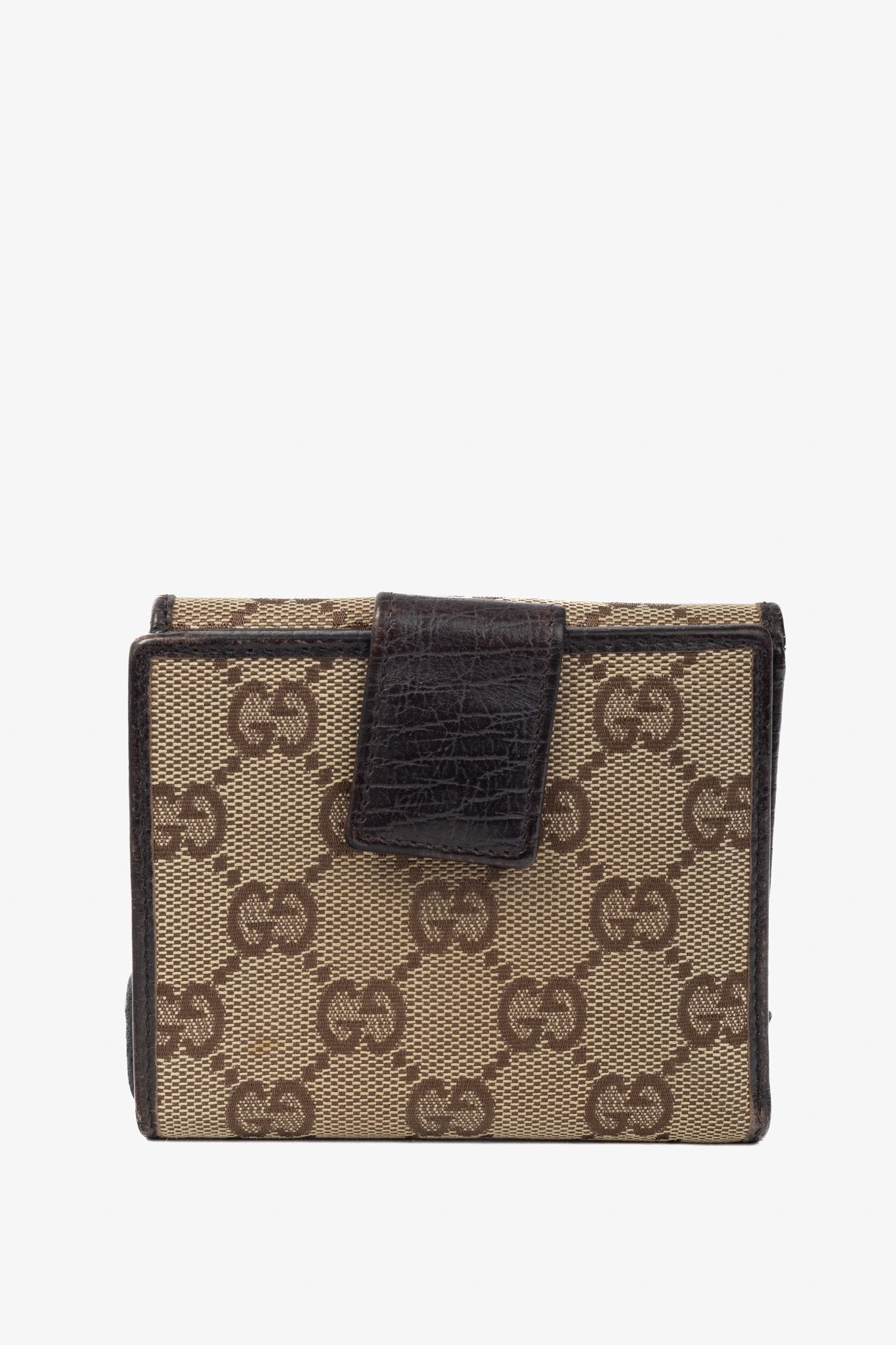 Gucci Gucci Beige GG Canvas Bamboo Bifold Wallet Size ONE SIZE - 4 Thumbnail