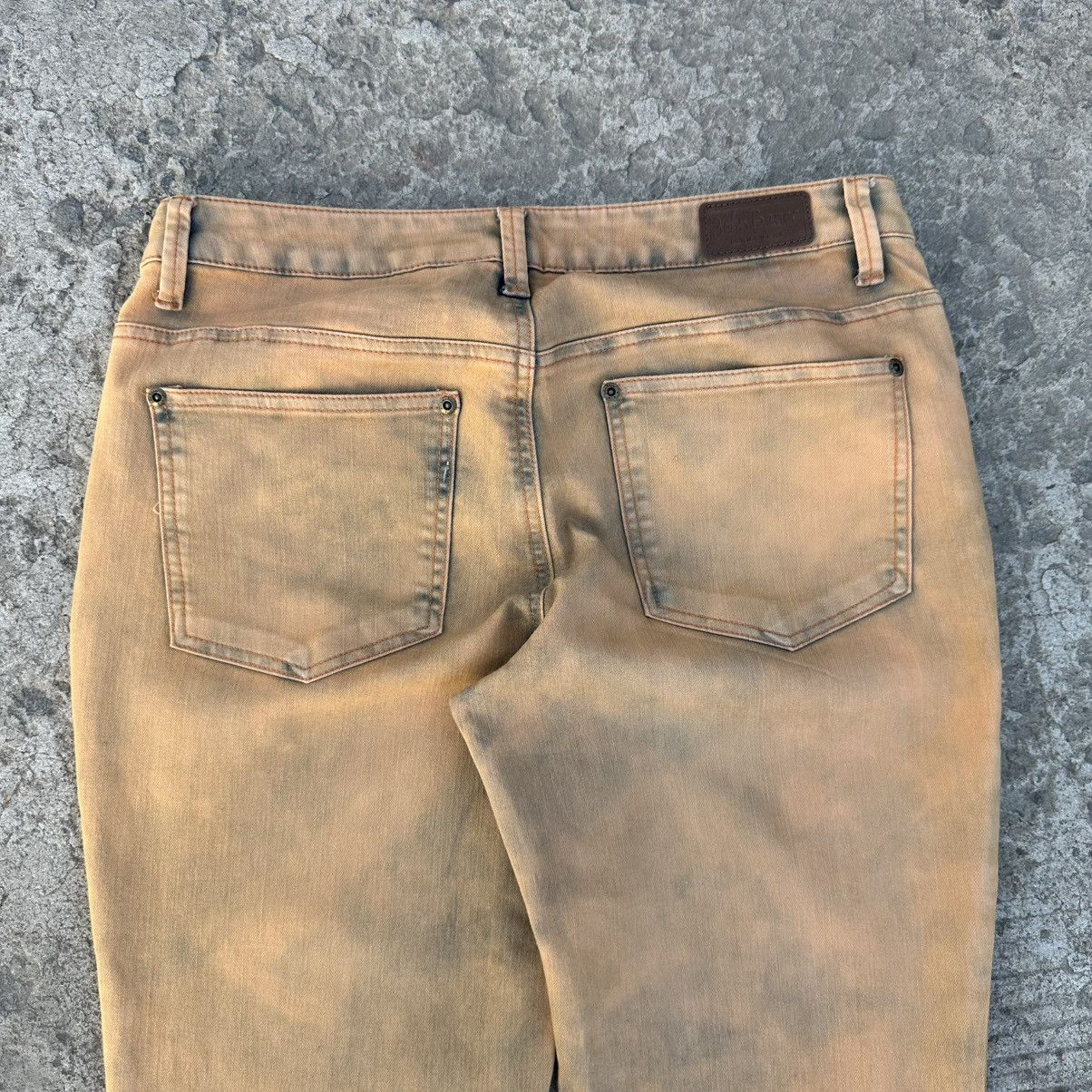 CCP (Crazy Character Print) Vintage Japanese Style Flare Jeans John Baner Size 42 Grunge Size 32" / US 10 / IT 46 - 10 Thumbnail