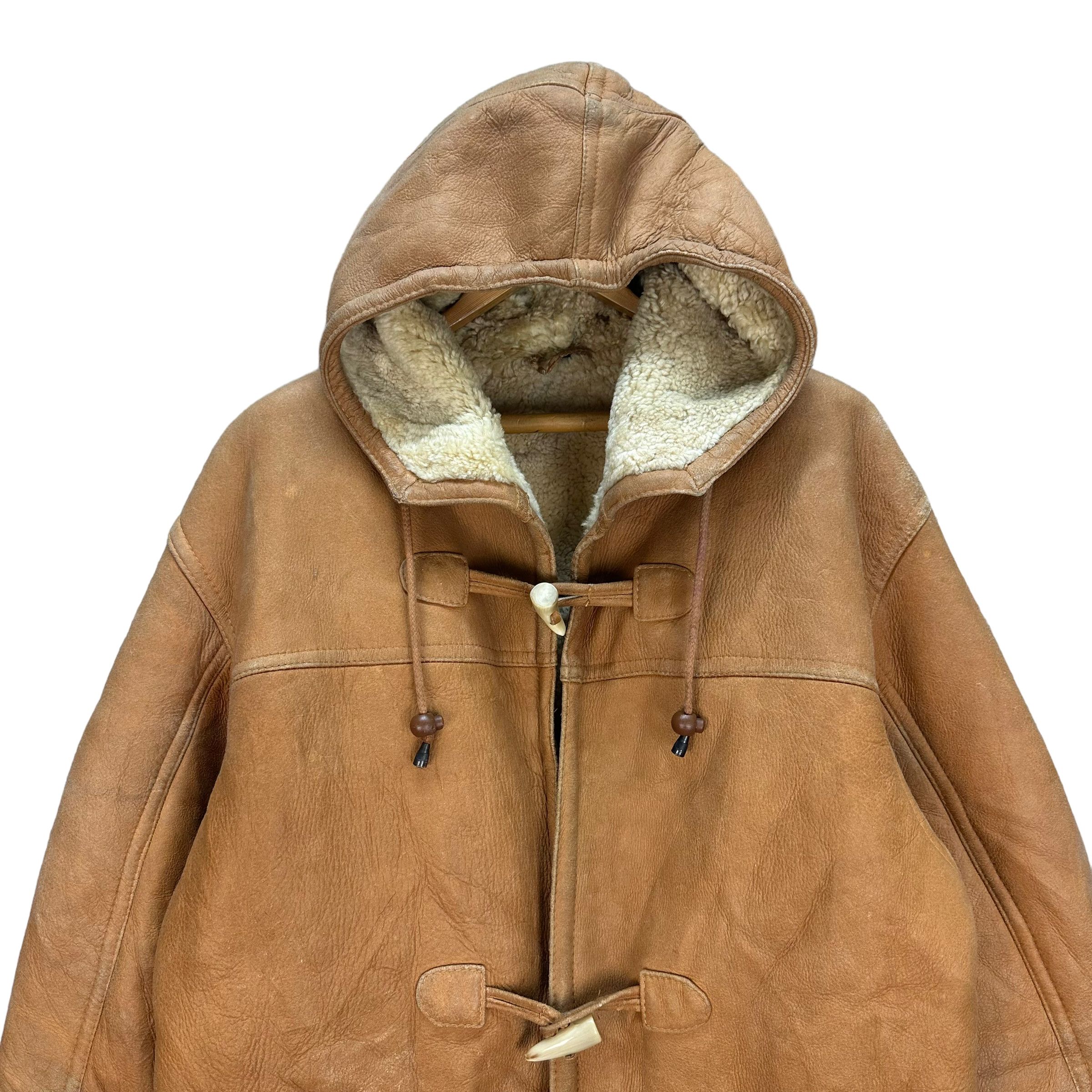 Octopus JOHNS HAMER BY OCTOPUS ARMY SHEEPSKIN JACKET #7812-178 Size US L / EU 52-54 / 3 - 2 Thumbnail