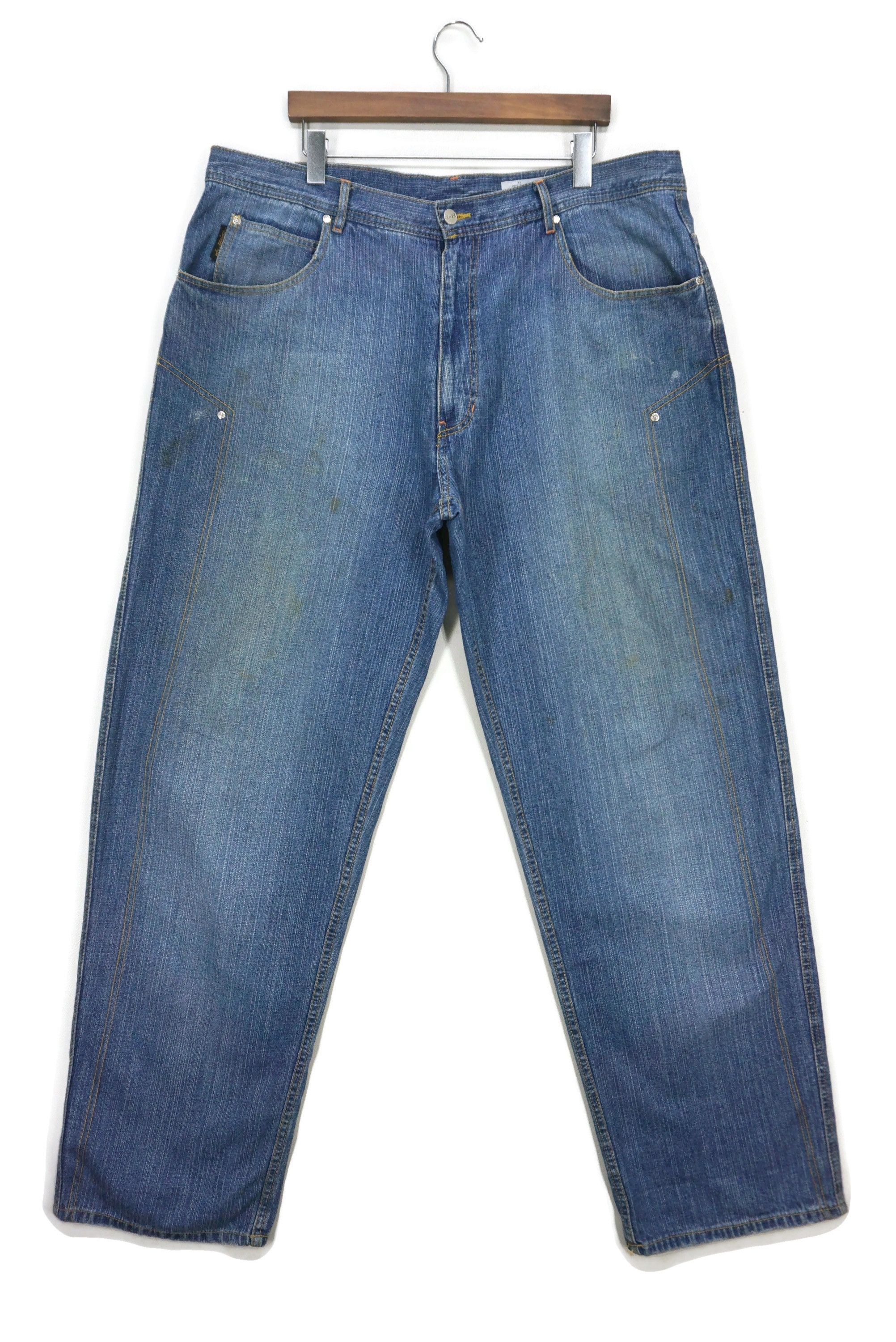 Vintage Johnny Blaze Jeans Size W42xL35 Y2K Baggy Hip Hop Denim Size US 42 / EU 58 - 2 Thumbnail
