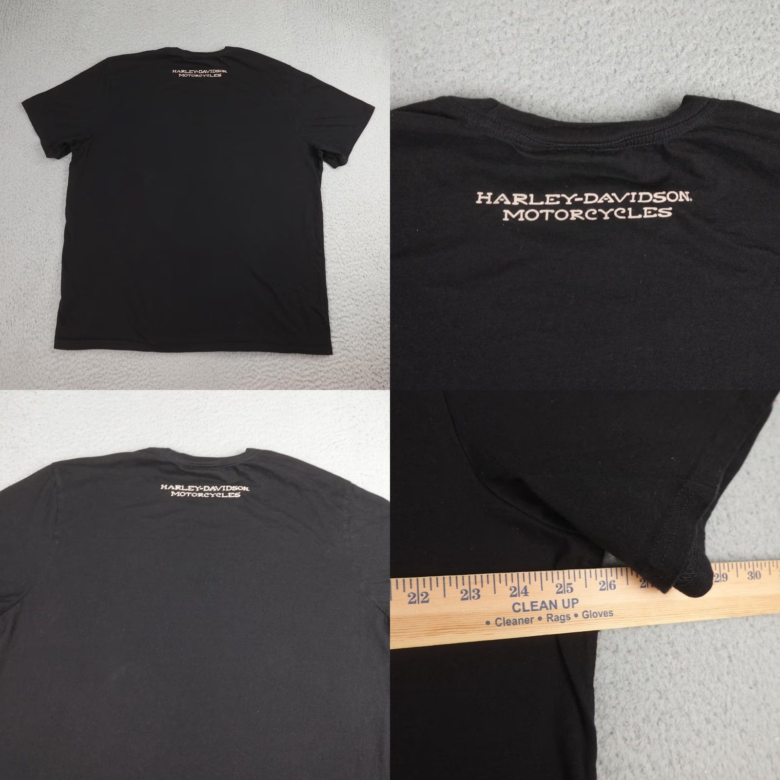 Harley Davidson Harley-Davidson Shirt Mens 2XL Black Ride Free Wing Logo Graphic Short Sleeve T-Shirt Mens Size US XXL / EU 58 / 5 - 8 Thumbnail