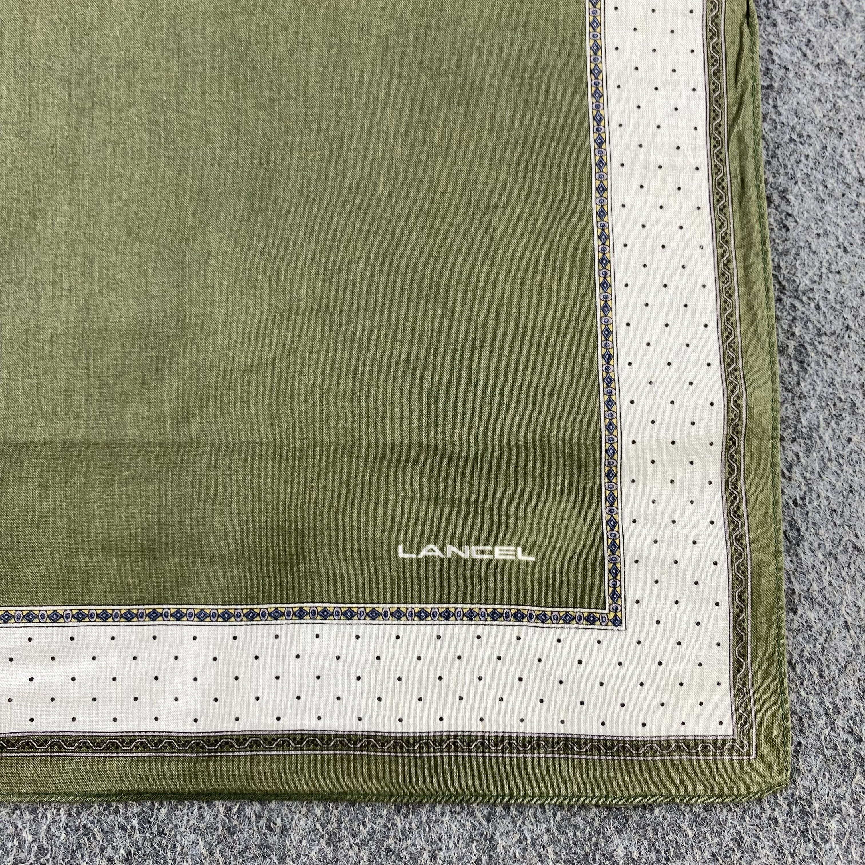 Lancel × Vintage Lancel Handkerchief/Neckerchief/Bandana HC741 Size ONE SIZE - 3 Thumbnail