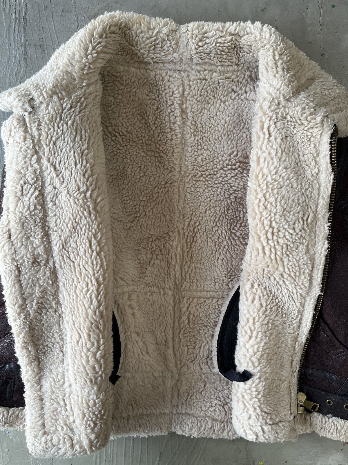 Buzz Rickson's Vintage B3 Shearling Military Faux Leather Jacket Size US M / EU 48-50 / 2 - 15 Thumbnail
