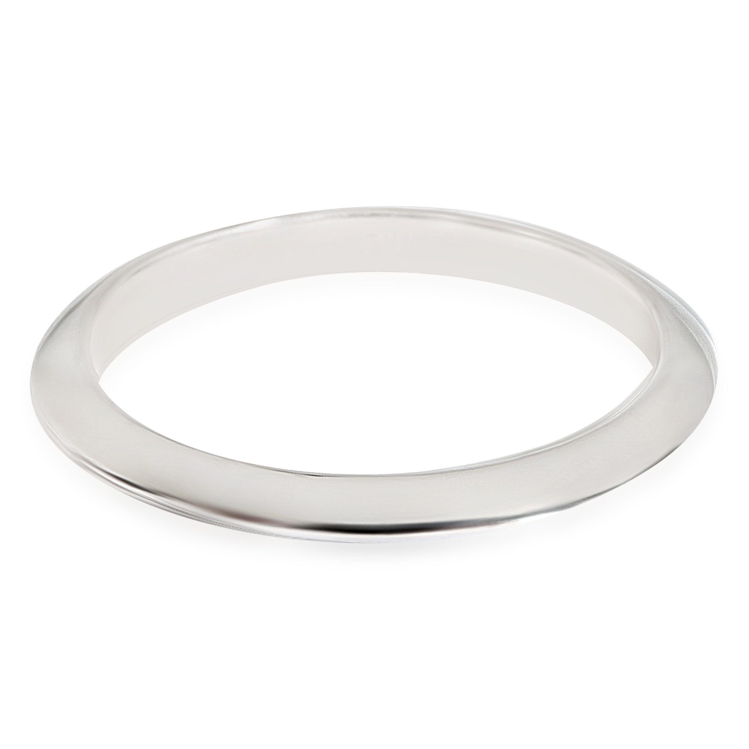 Tiffany Knife Edge 2mm Wedding Band in Platinum