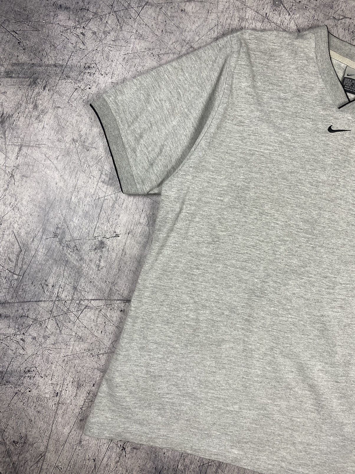 Nike × Vintage Vintage Nike Dril Y2K Center Logo Tee T Shirt Size US M / EU 48-50 / 2 - 3 Thumbnail