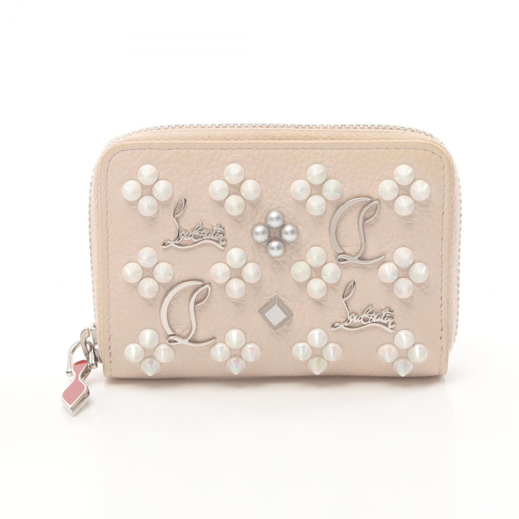 Christian Louboutin Christian Louboutin Panettone Coin Purse Leather Coin Case 3175223 0001 in Very Good Condition Size ONE SIZE - 1 Thumbnail