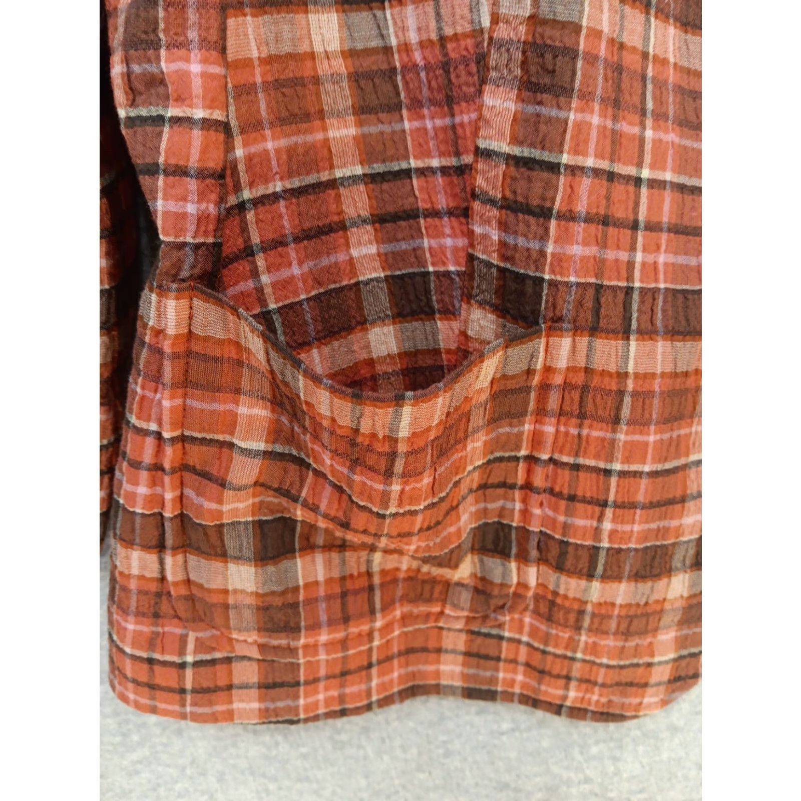 Talbots Talbots Blazer Women 14 Multicolor Plaid Cotton Blend Womens Size XL / US 12-14 / IT 48-50 - 6 Thumbnail
