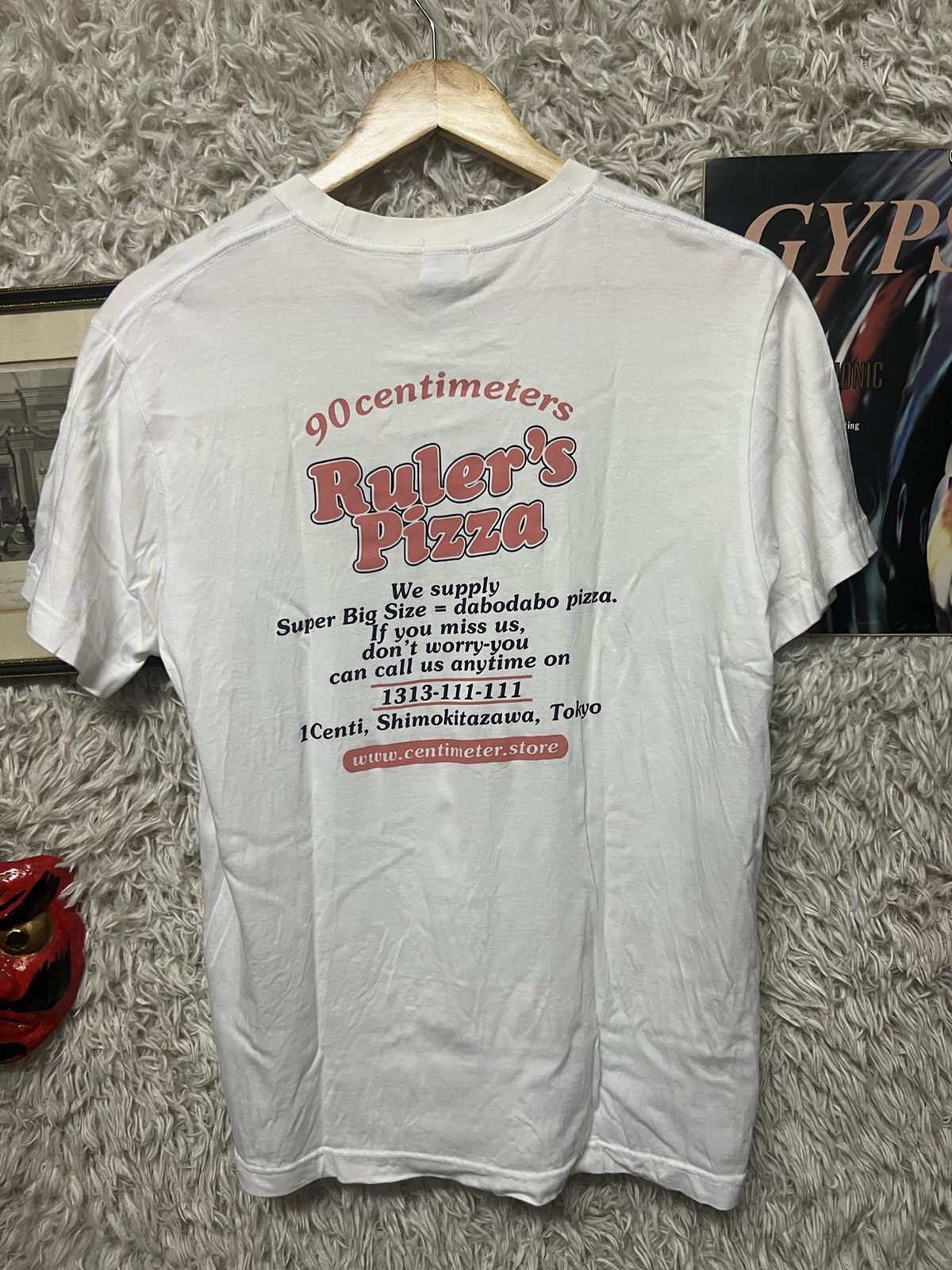 Japanese Brand × Vintage Promo tee Rulers pizza T-shirt Size US M / EU 48-50 / 2 - 3 Thumbnail