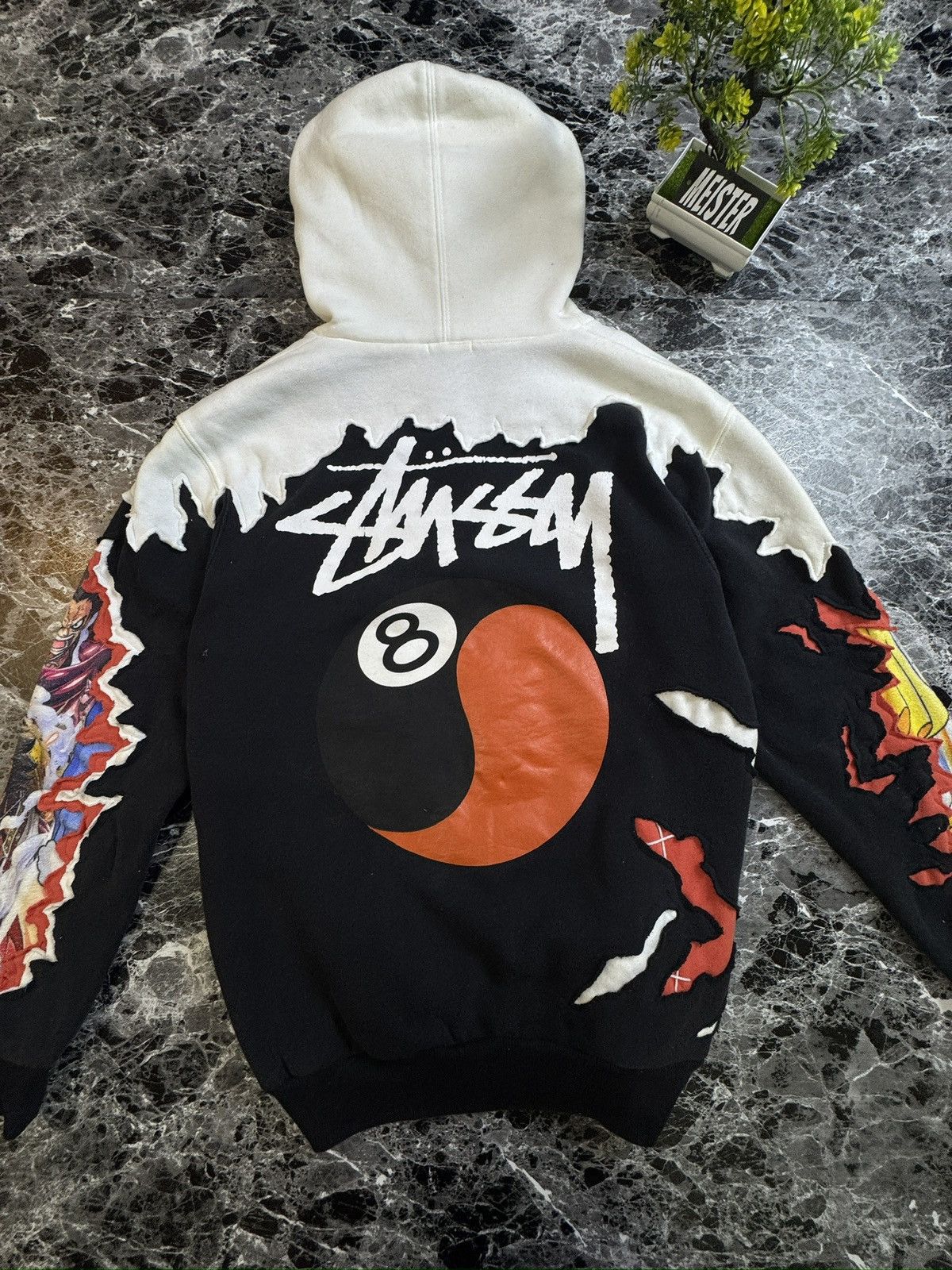 Stussy Rework One Off One Stussy Hoodie Size US M / EU 48-50 / 2 - 2 Thumbnail