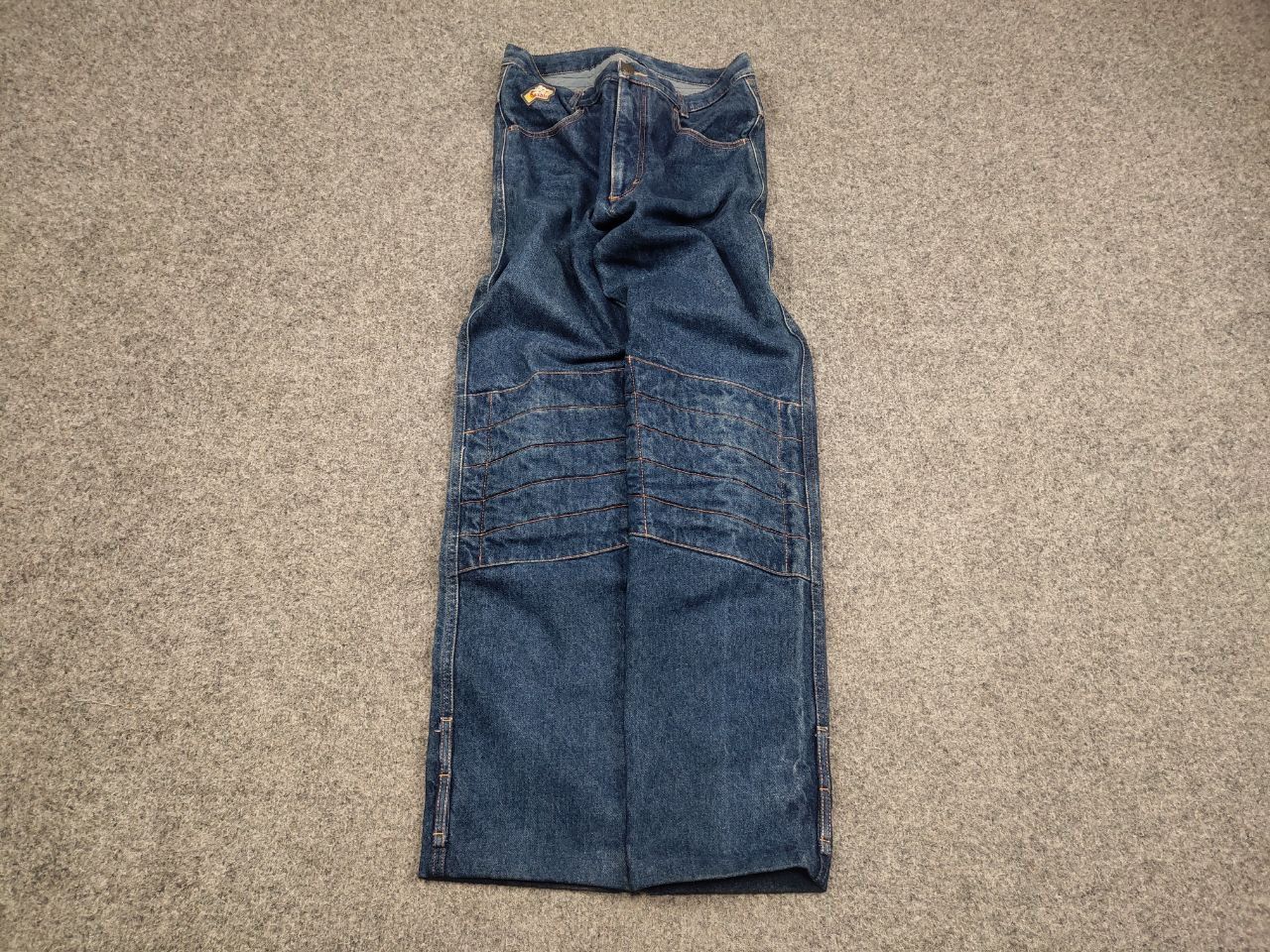 If Six Was Nine Rare Kanye West Akira VTG Giali motorcycle Denim Jeans Y2K Size US 32 / EU 48 - 2 Thumbnail