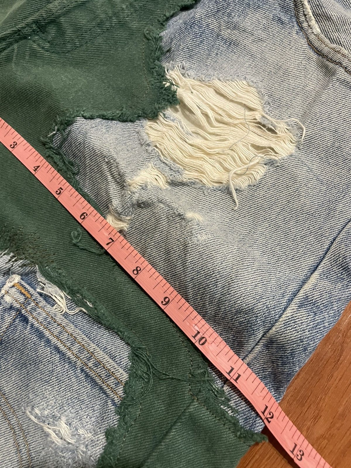 Levi's Vintage Clothing Vintage 501 Levis Made in Usa Custom Handmade Sashiko Boro Size US 32 / EU 48 - 15 Thumbnail