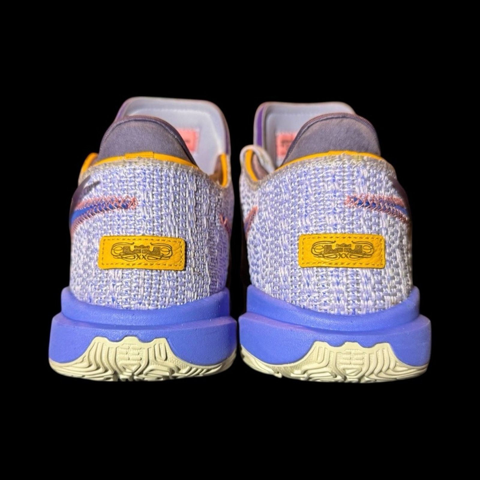 Nike Nike Lebron 20 Purple and Gold Voilet Frost Size US 9.5 / EU 42-43 - 3 Thumbnail