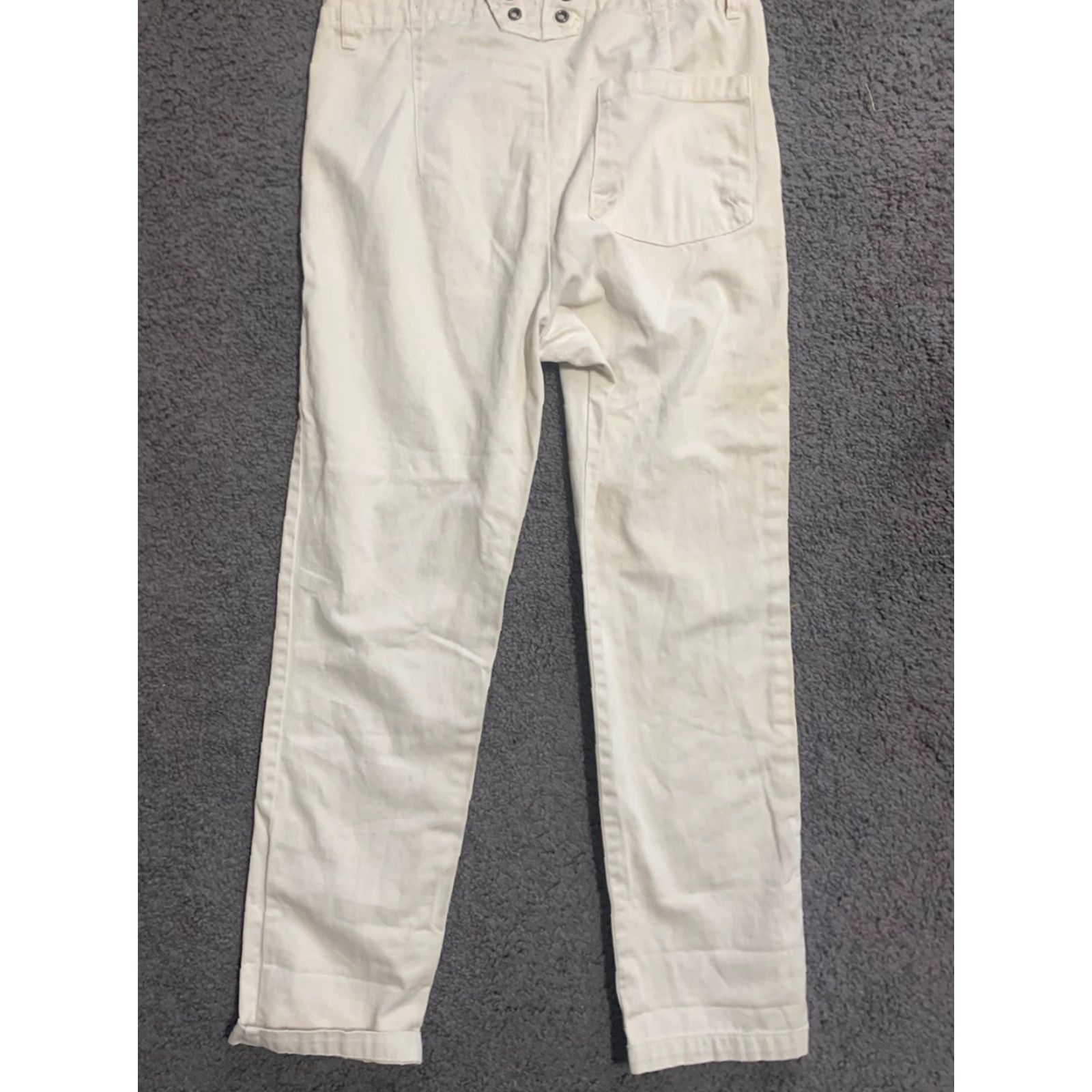 Bdg BDG Chino Pants Women Size 28 Beige High Rise Relaxed Straight Size 28" / US 6 / IT 42 - 4 Thumbnail