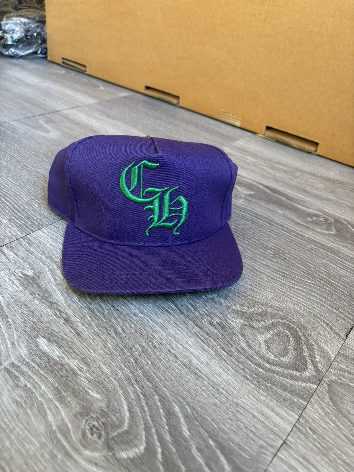 Chrome Hearts Chrome Hearts CH Baseball Cap Purple/Green Snapback Hat Size ONE SIZE - 8 Thumbnail