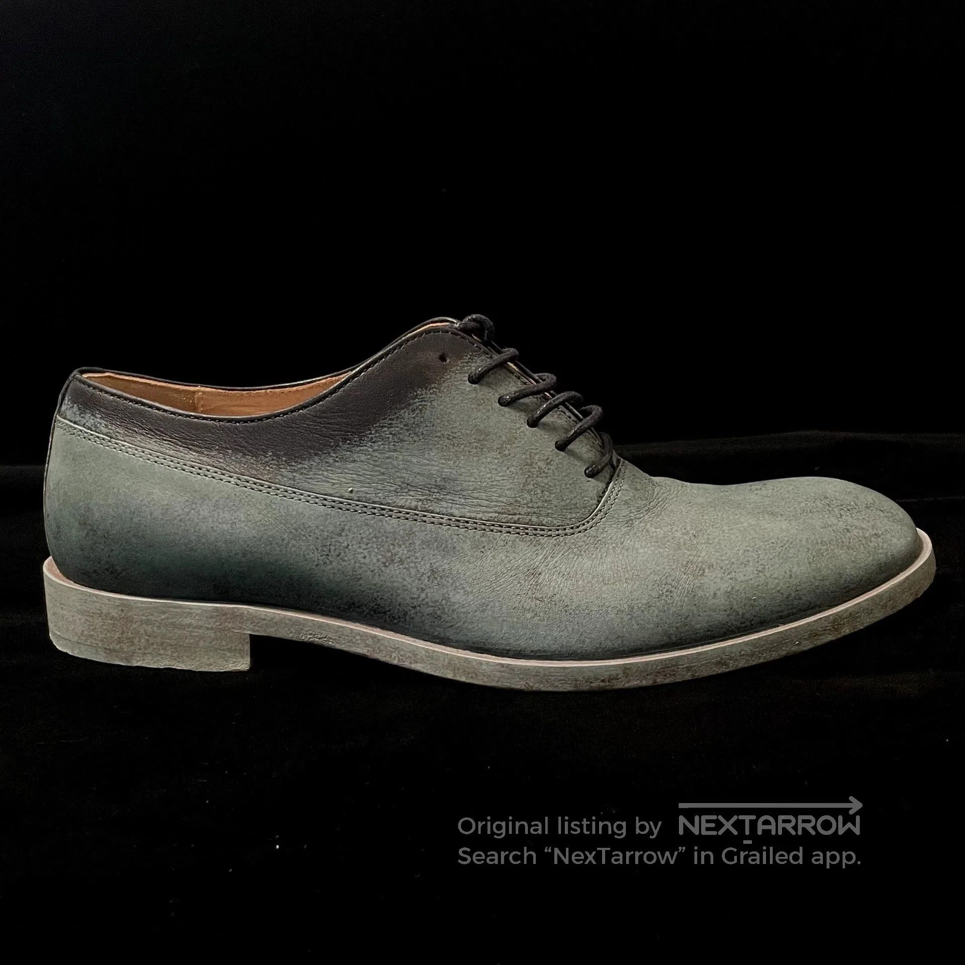 Maison Margiela Maison Martin Margiela Green Derby Shoes. Size US 6.5 / EU 39-40 - 3 Thumbnail