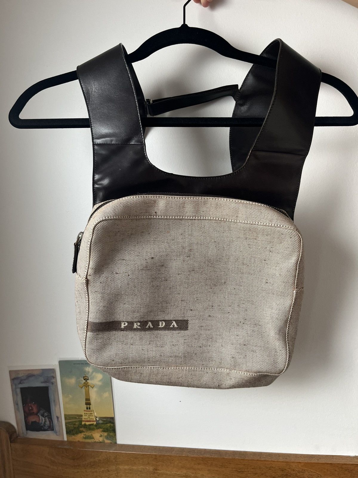 Prada Spring 1999 Prada Canvas Chest Rig / Backpack | Grailed